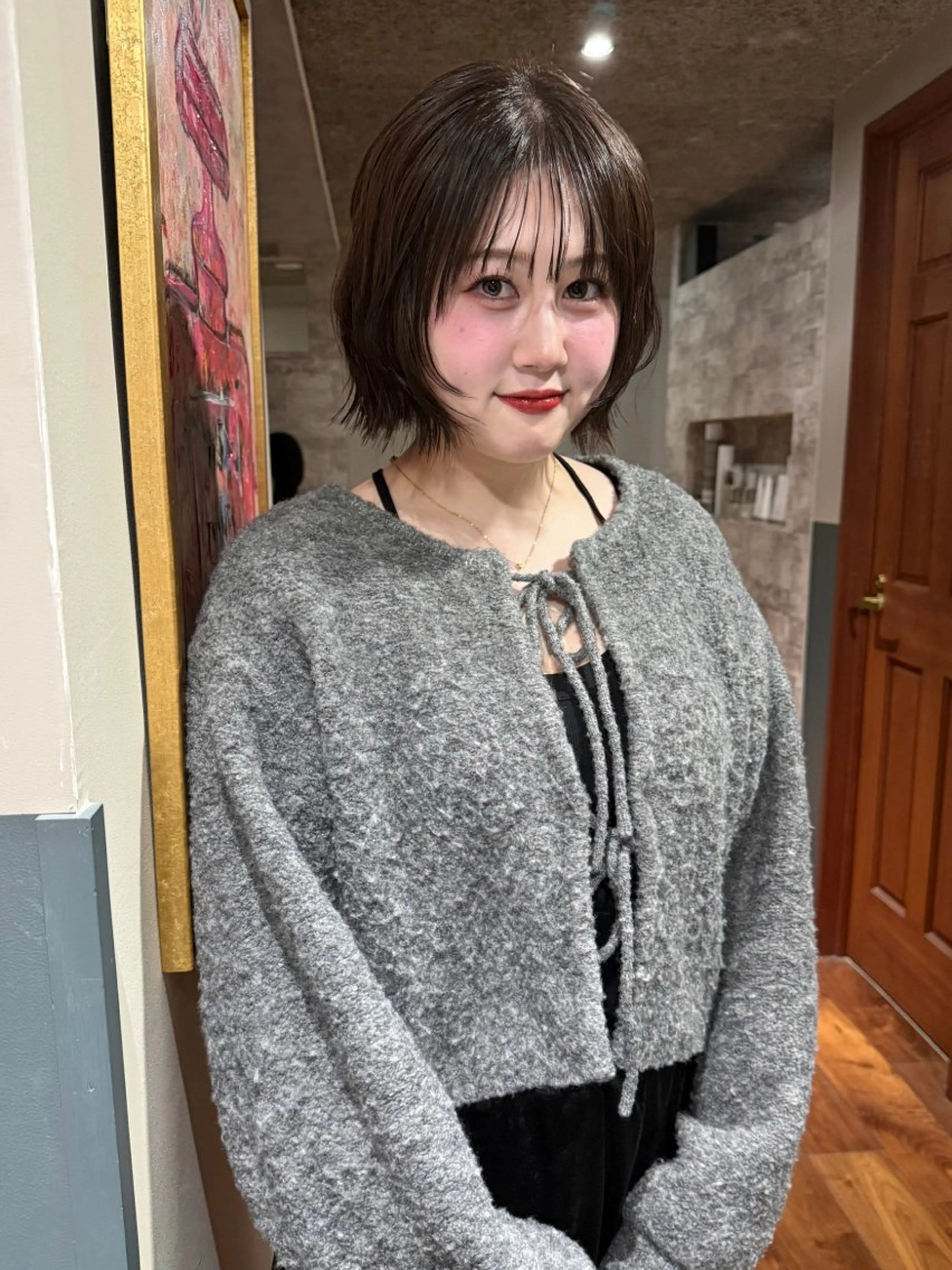 ショート カラー 似合わせカット カット ヘアカラー トリートメント mai / linoah˚✧のヘアスタイル