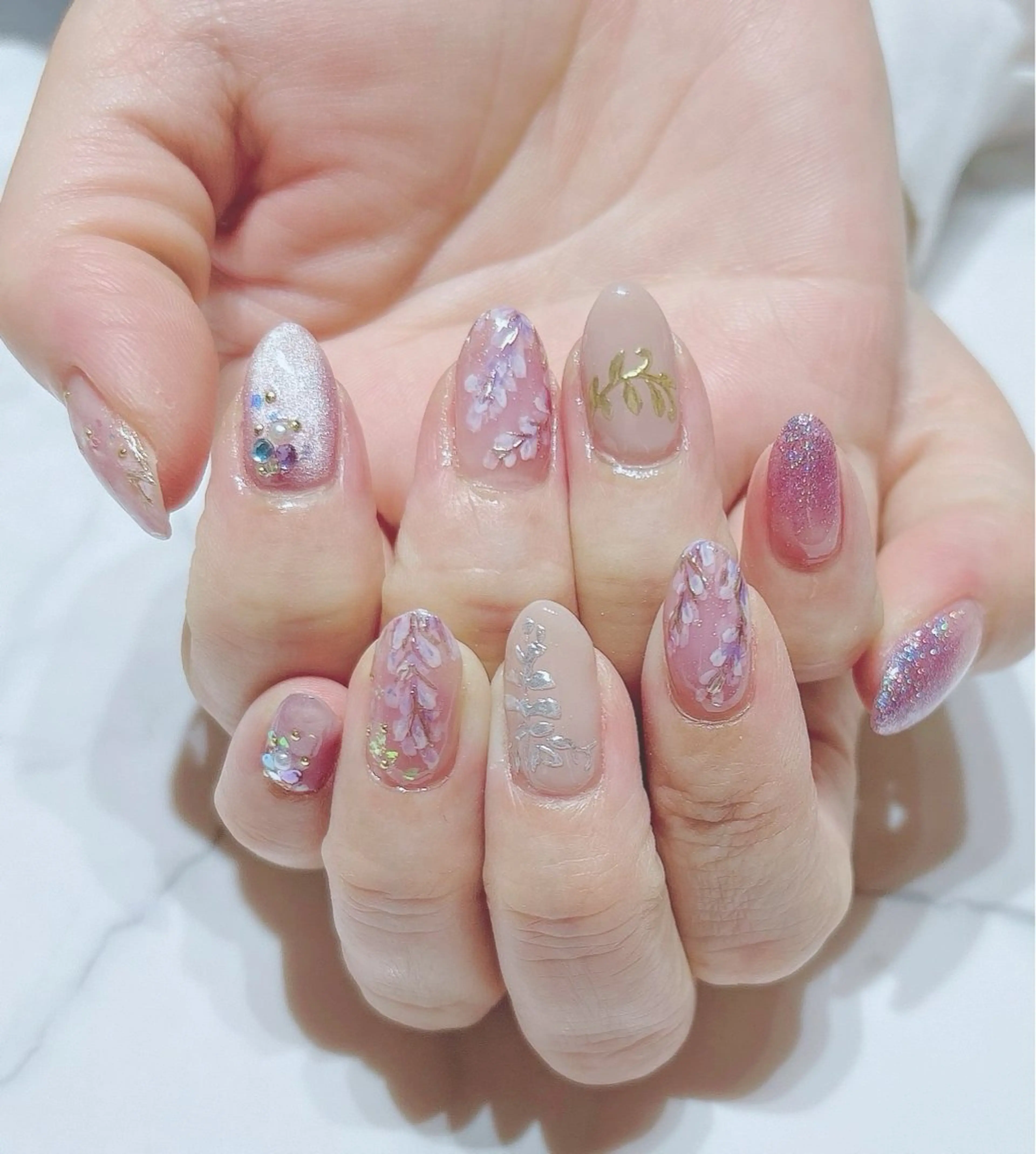 ネイル 持ち込み ネイルサロン Belleのネイルデザイン