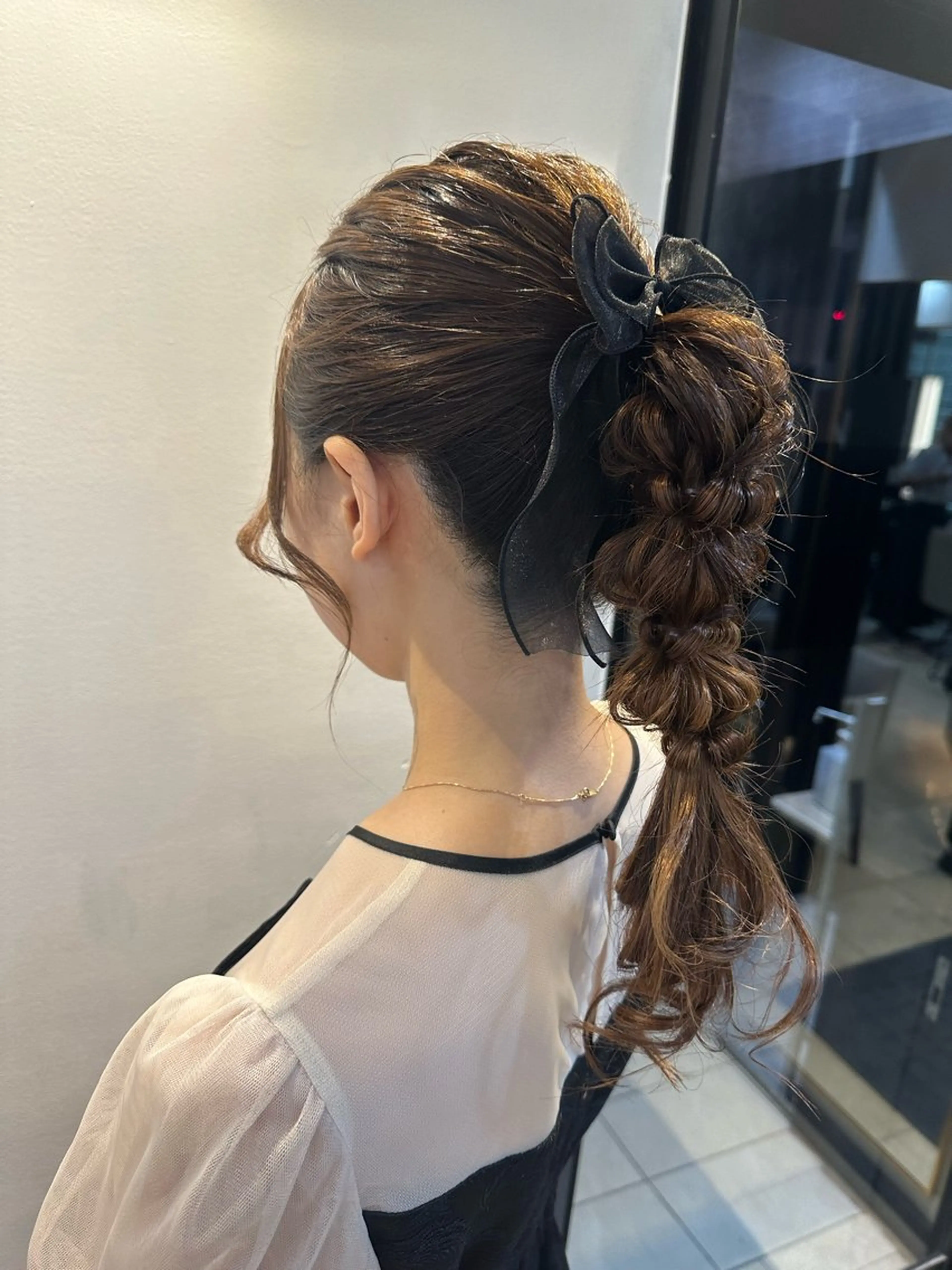 ロング LEWIN ginza所属・🫧パーマモデル /mikuのヘアスタイル