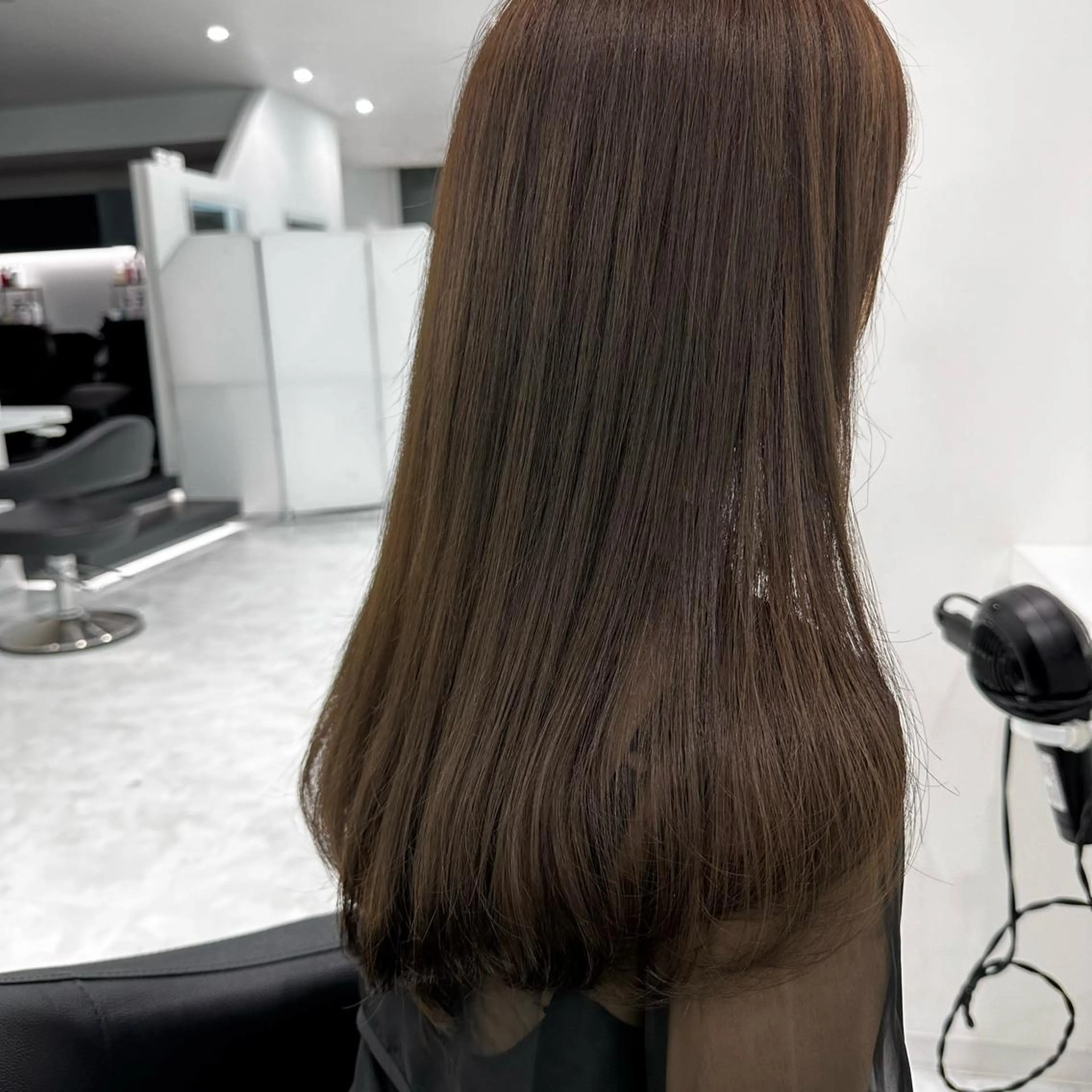 ミディアム カラー カット ヘアカラー トリートメント ヘッドスパ ヘアセット ♡上品韓国髪♡ブラ ウン/SAYATOのヘアスタイル