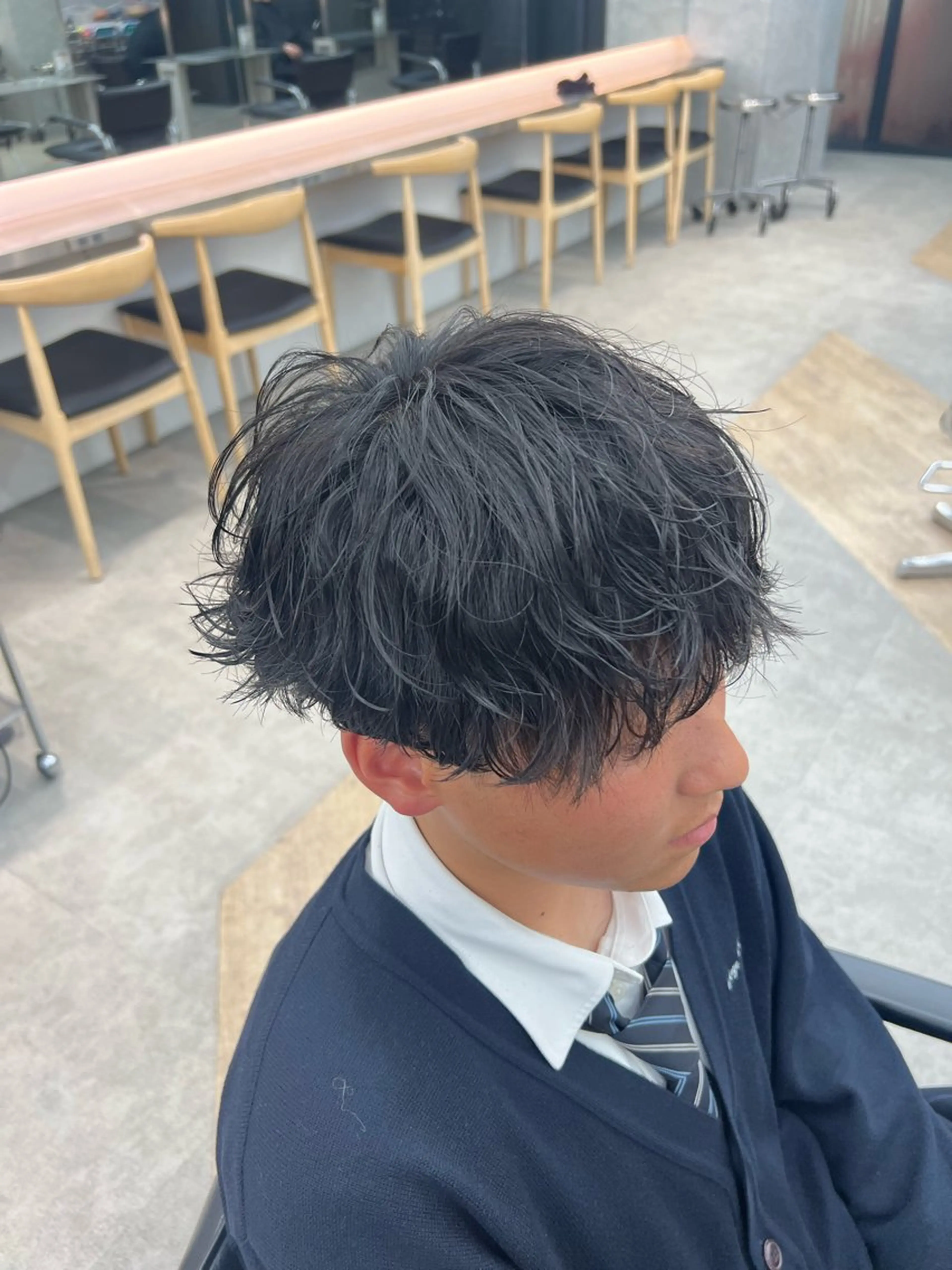 パーマ メンズ パーマ 🌀toa/波巻き✨ /メンズパーマ／栄のヘアスタイル