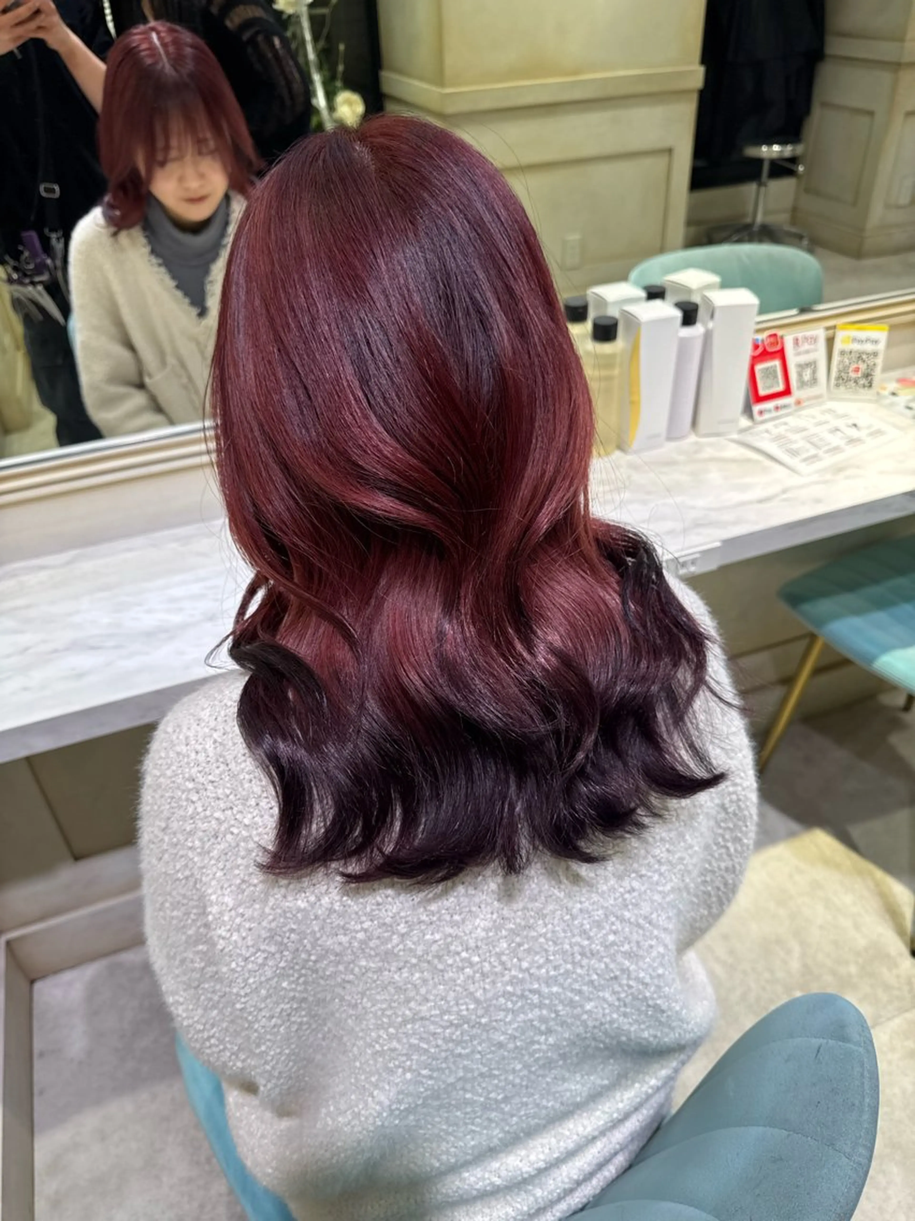 セミロング 透明感カラー/ kazusaのヘアスタイル