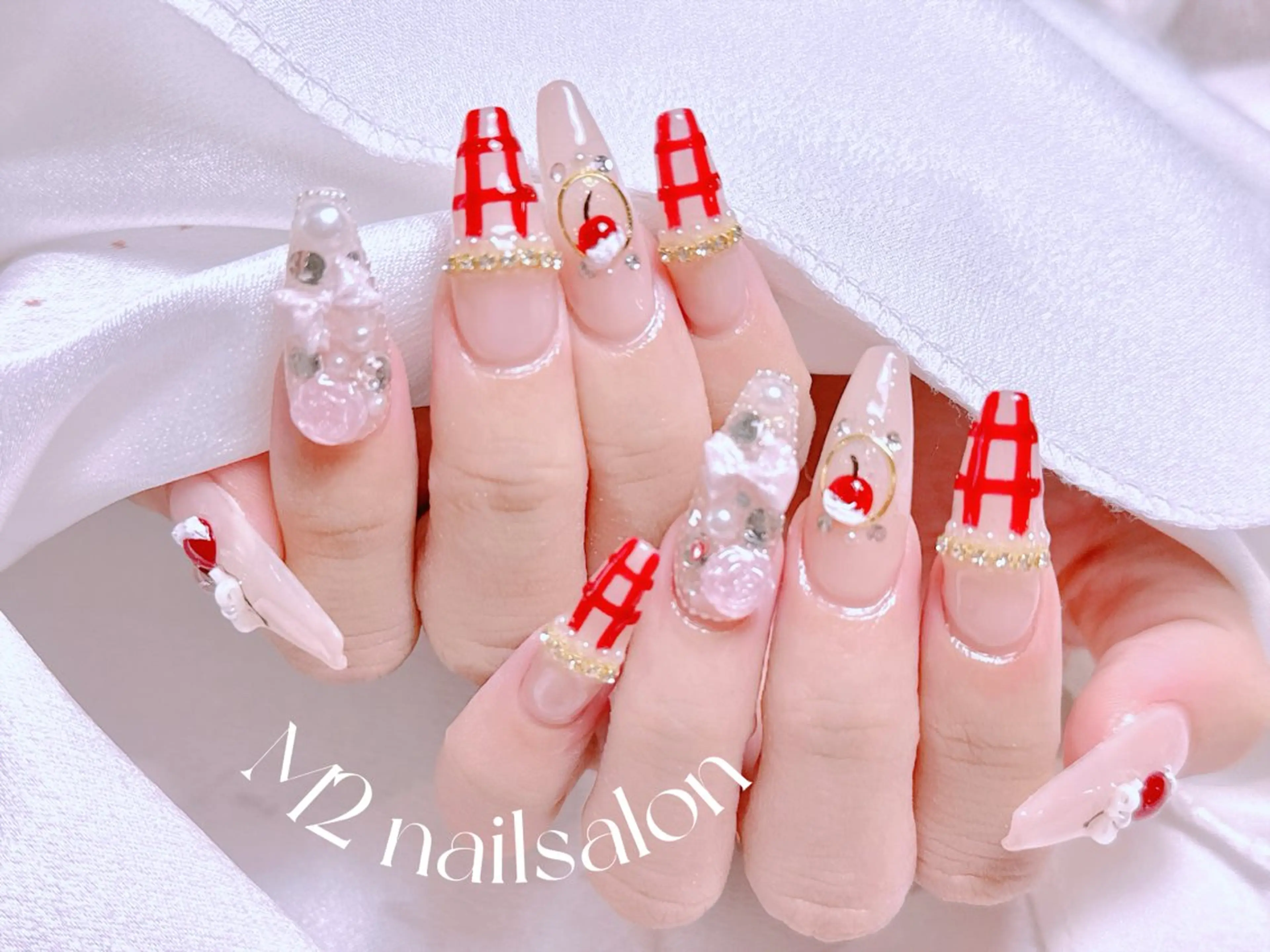 ネイル 長さだし専門店 M2　rikaのネイルデザイン