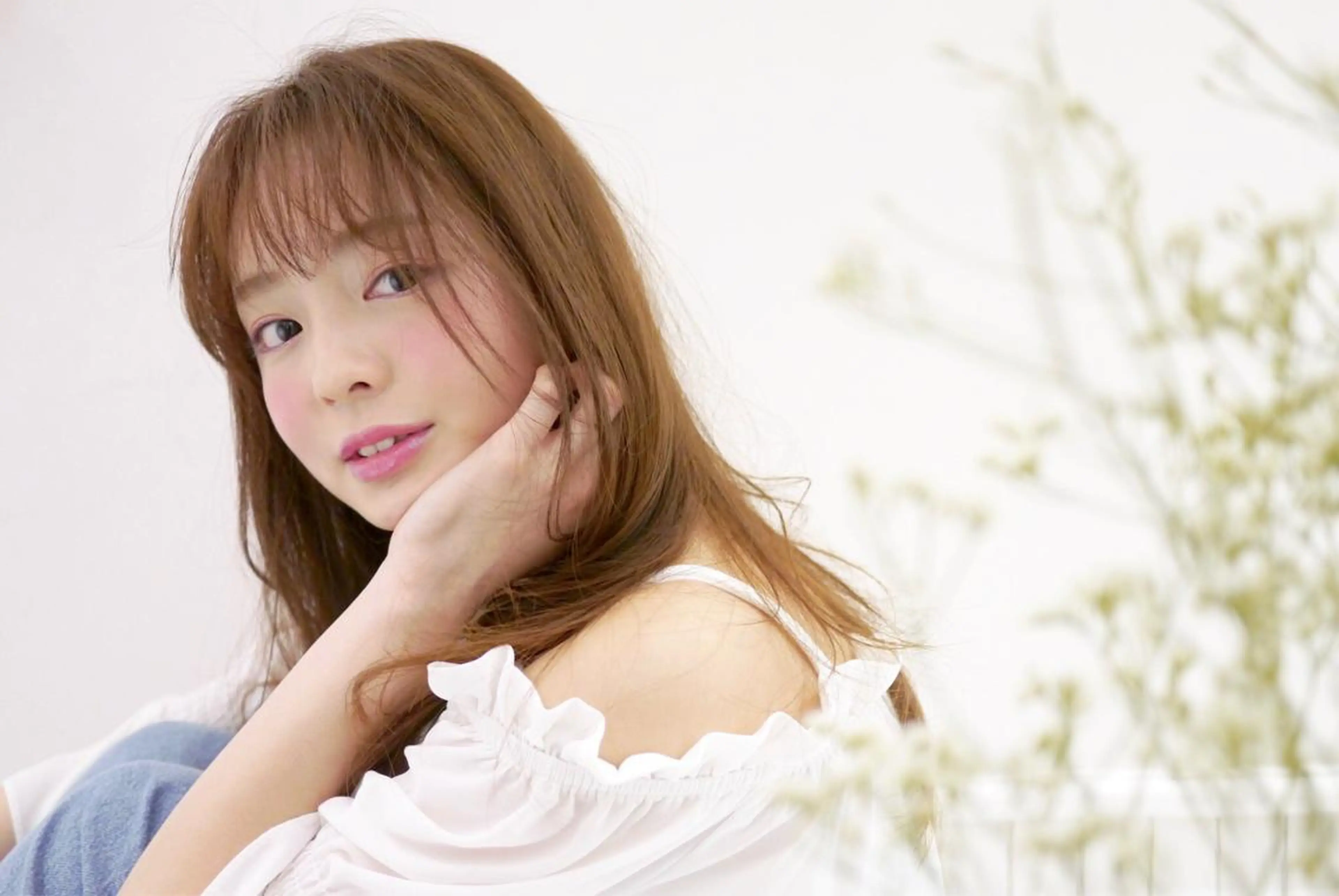 セミロング ボブ 小顔カット 圧倒的美髪ストレート ツダケイタロウのヘアスタイル