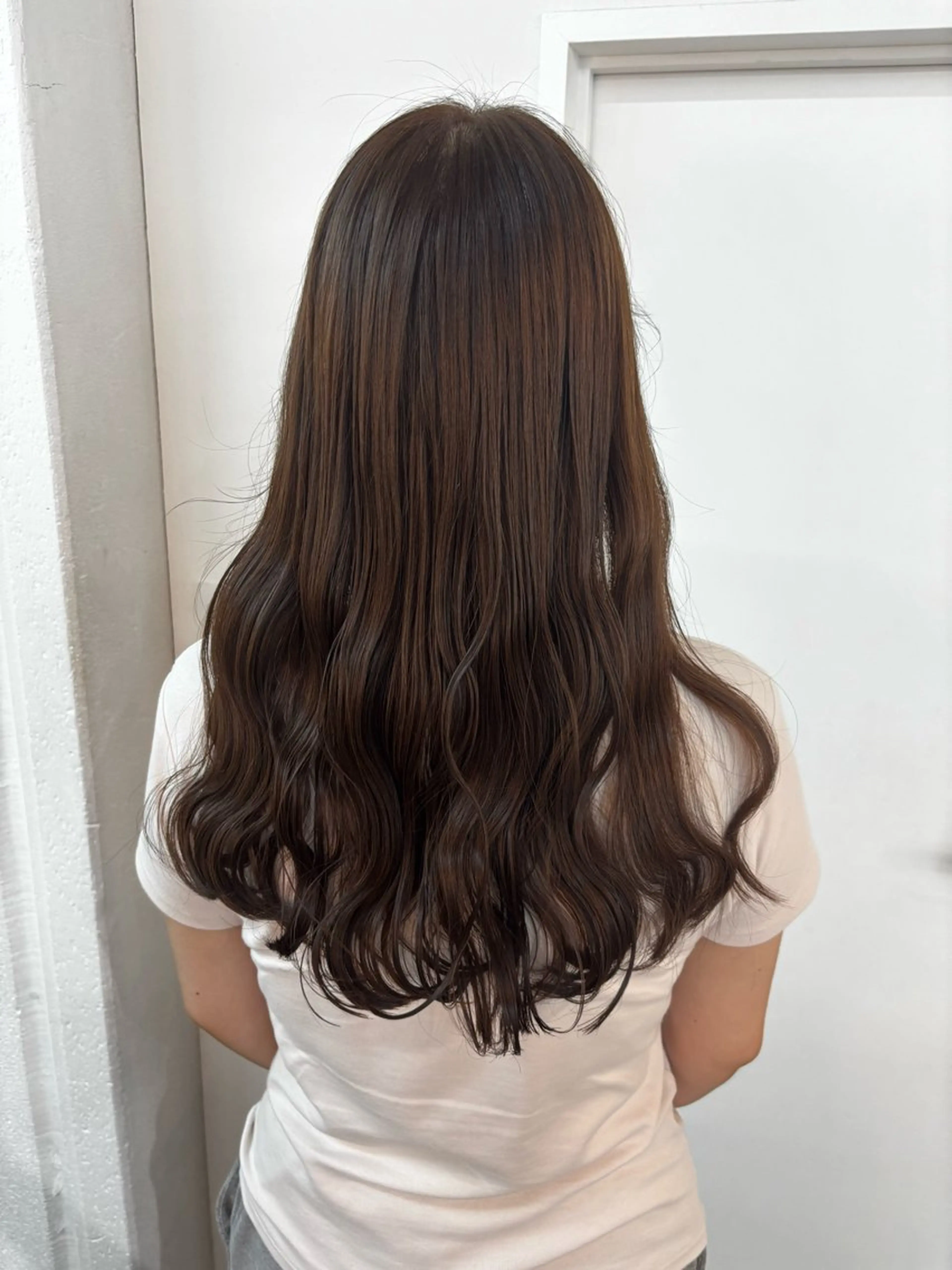 ロング 🤍Nozomi/ オリーブカラー🌿のヘアスタイル