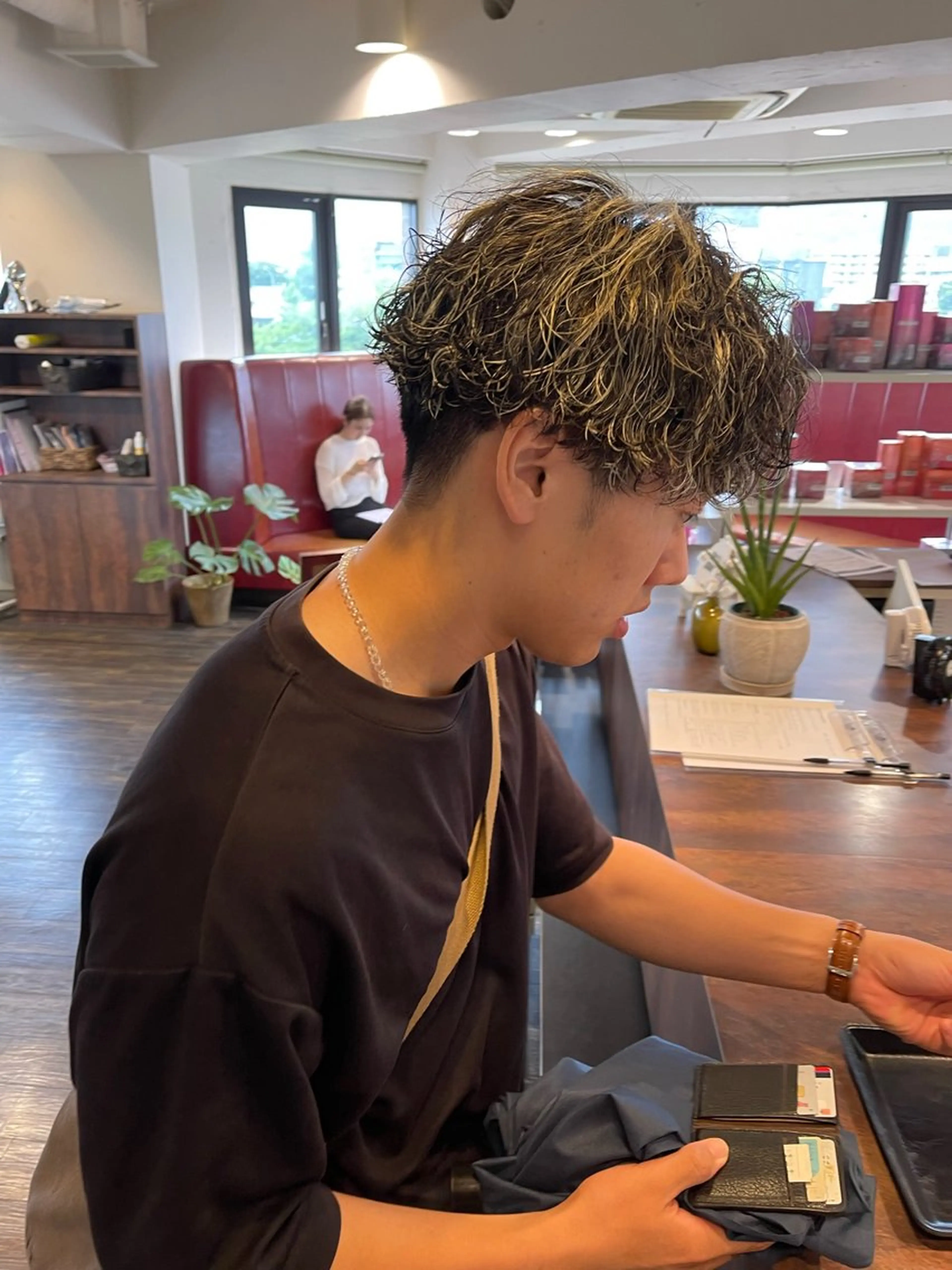 ショート カラー メンズ カット ヘアカラー メンズスタイル /メンズパーマ/須藤のヘアスタイル