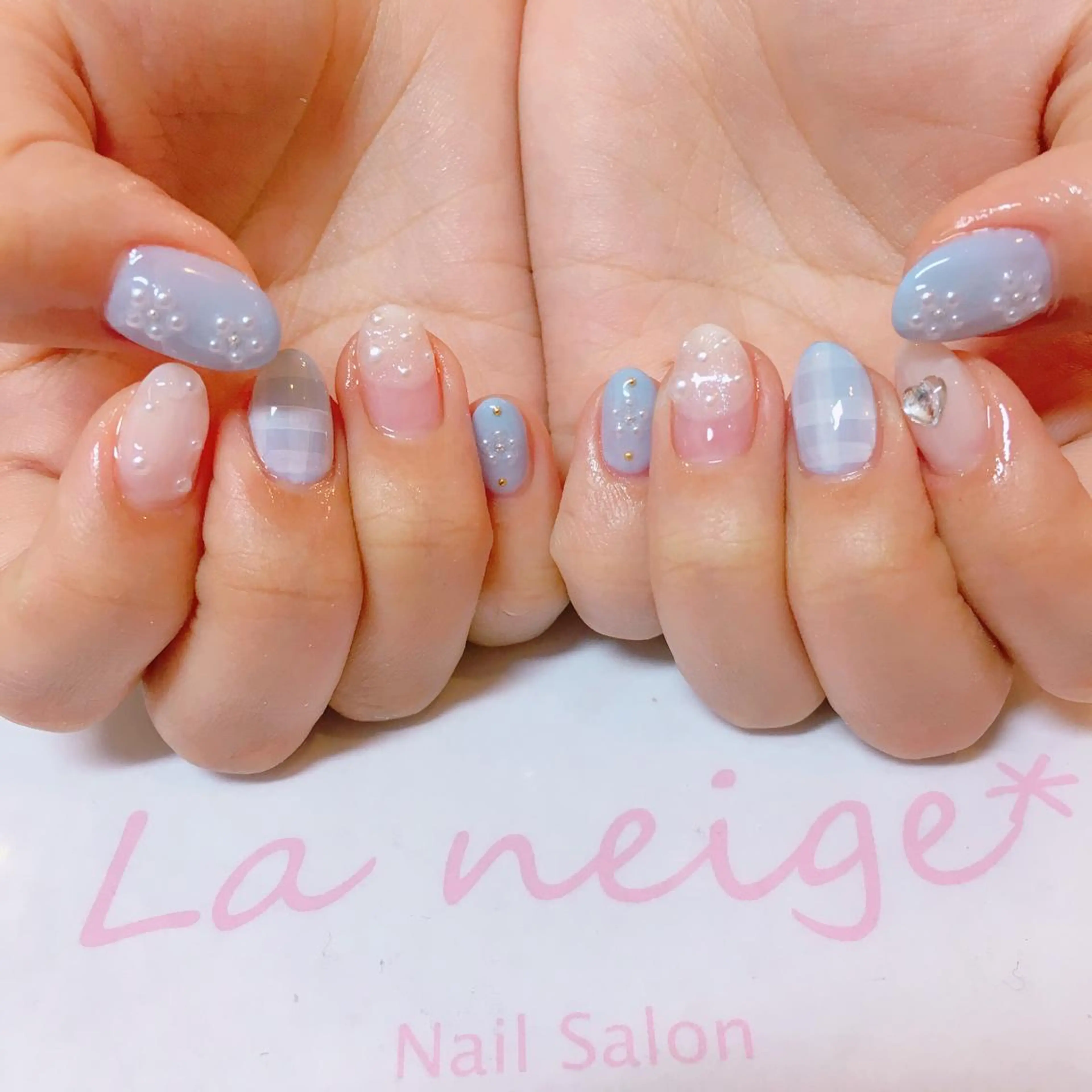 ネイル La neige* yuki 🥯🍑のネイルデザイン