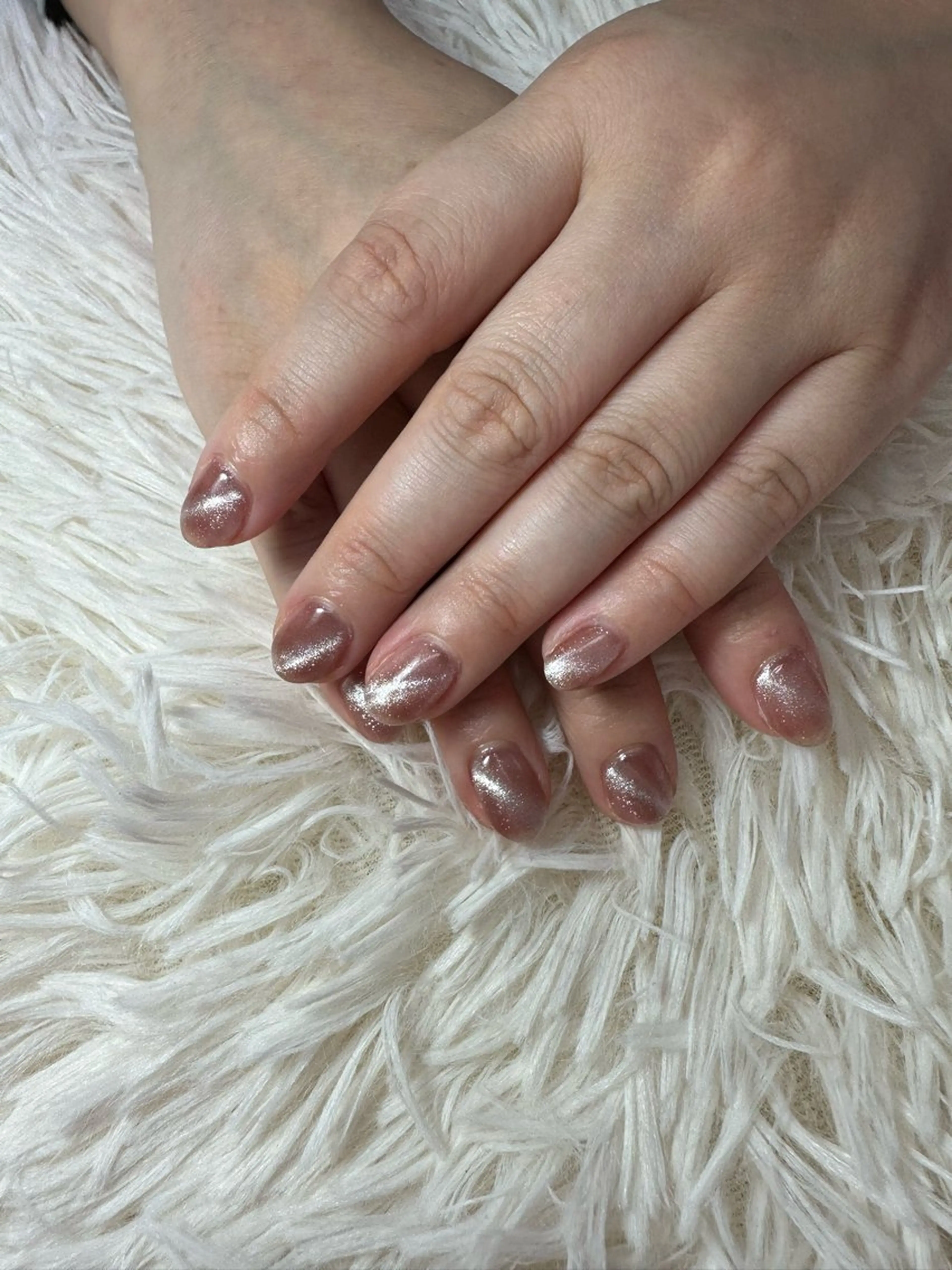 ネイル マグネットネイル マグネットワンカラー ワンカラーネイル ハンドネイル MOE .Kのネイルデザイン