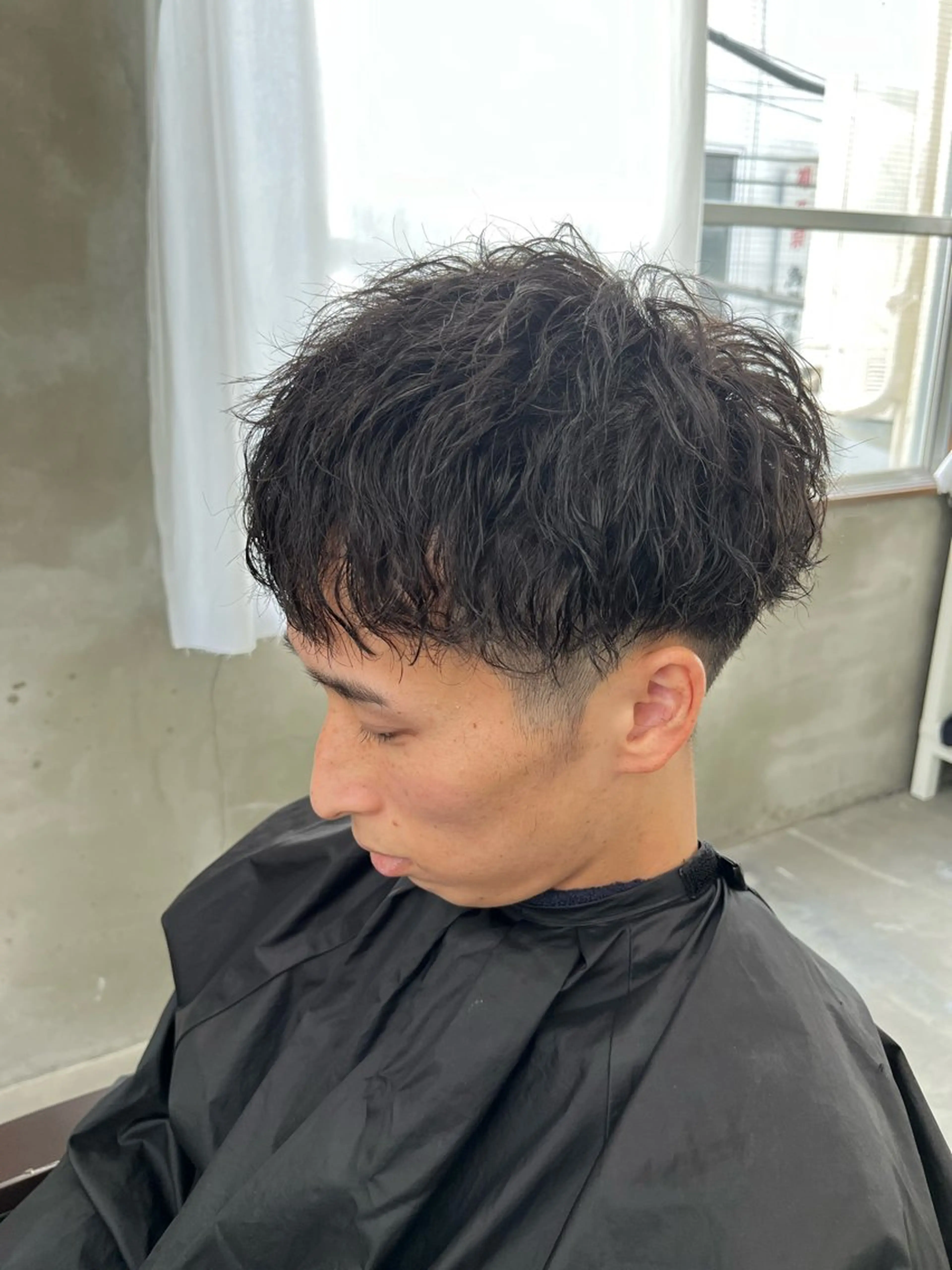 ショート パーマ メンズ カット メンズ満足度No.1 代表　北野拓海　蕨のヘアスタイル