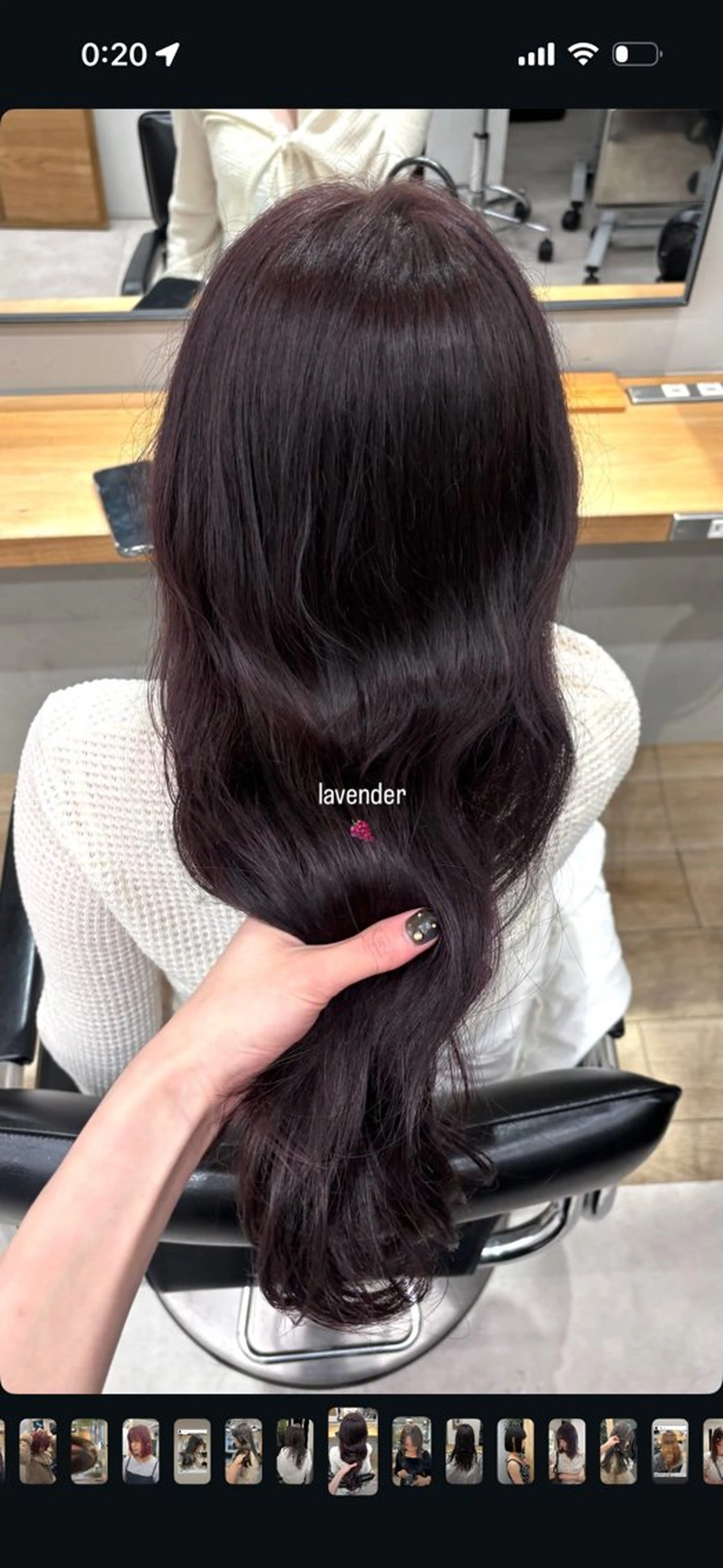 カラー miyu  / 柔らかい透明感カラーのヘアスタイル