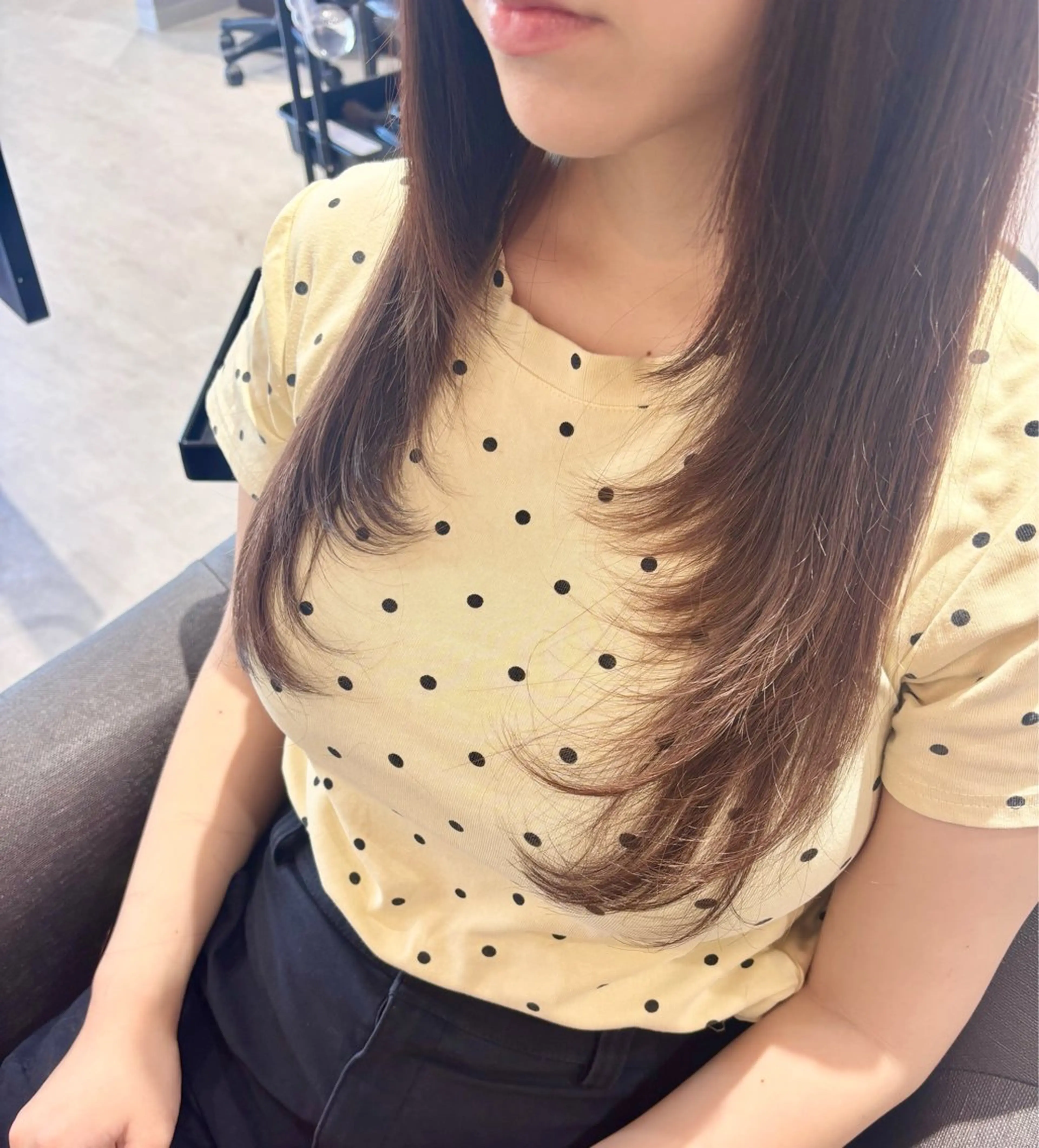 髪の毛とまつ毛が一緒に出来ちゃう👀✂️【カット＆フルカラー＆トリートメント＆まつげパーマ】の写真