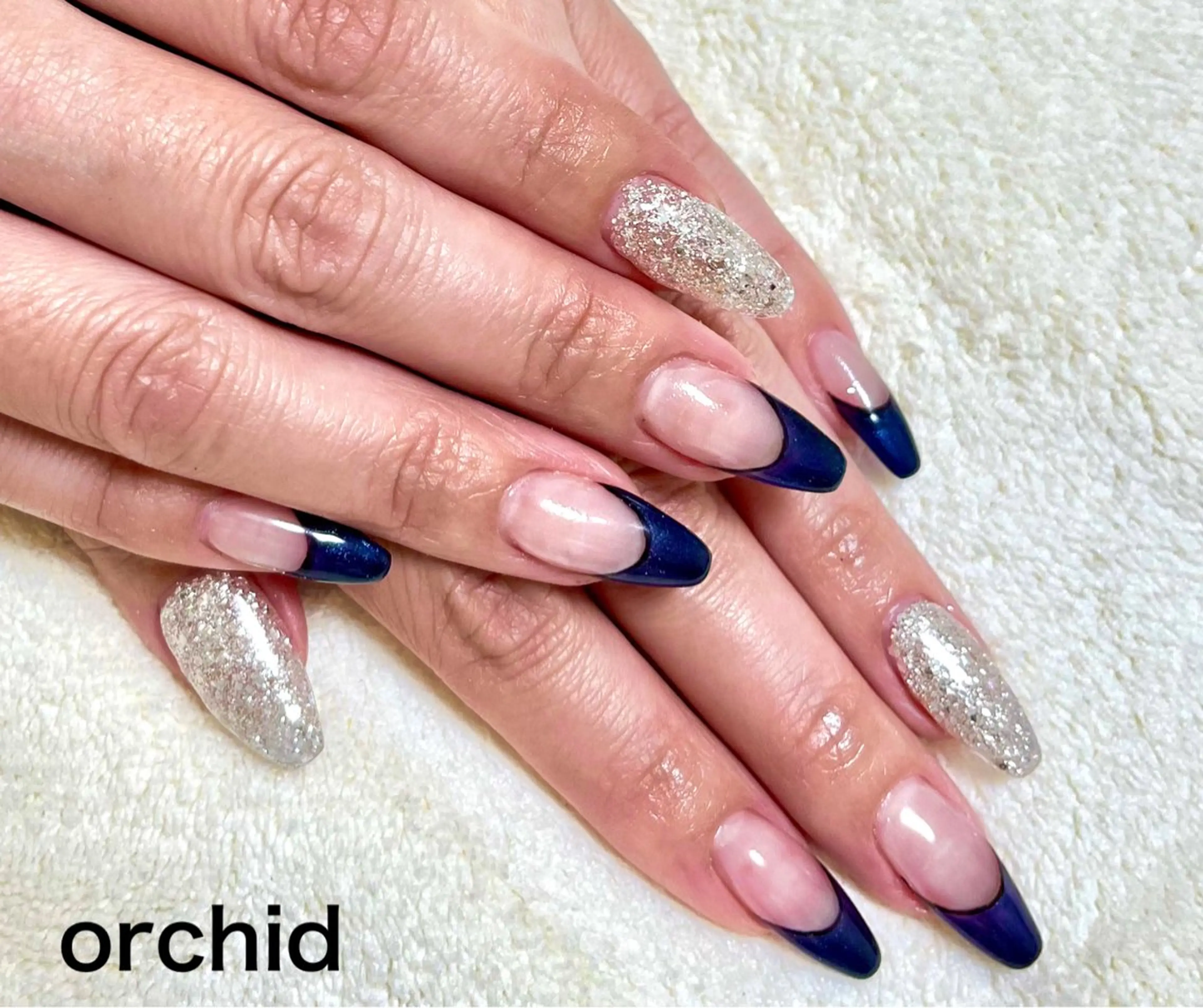 ネイル ハンドネイル orchid ♡オーキッドのネイルデザイン