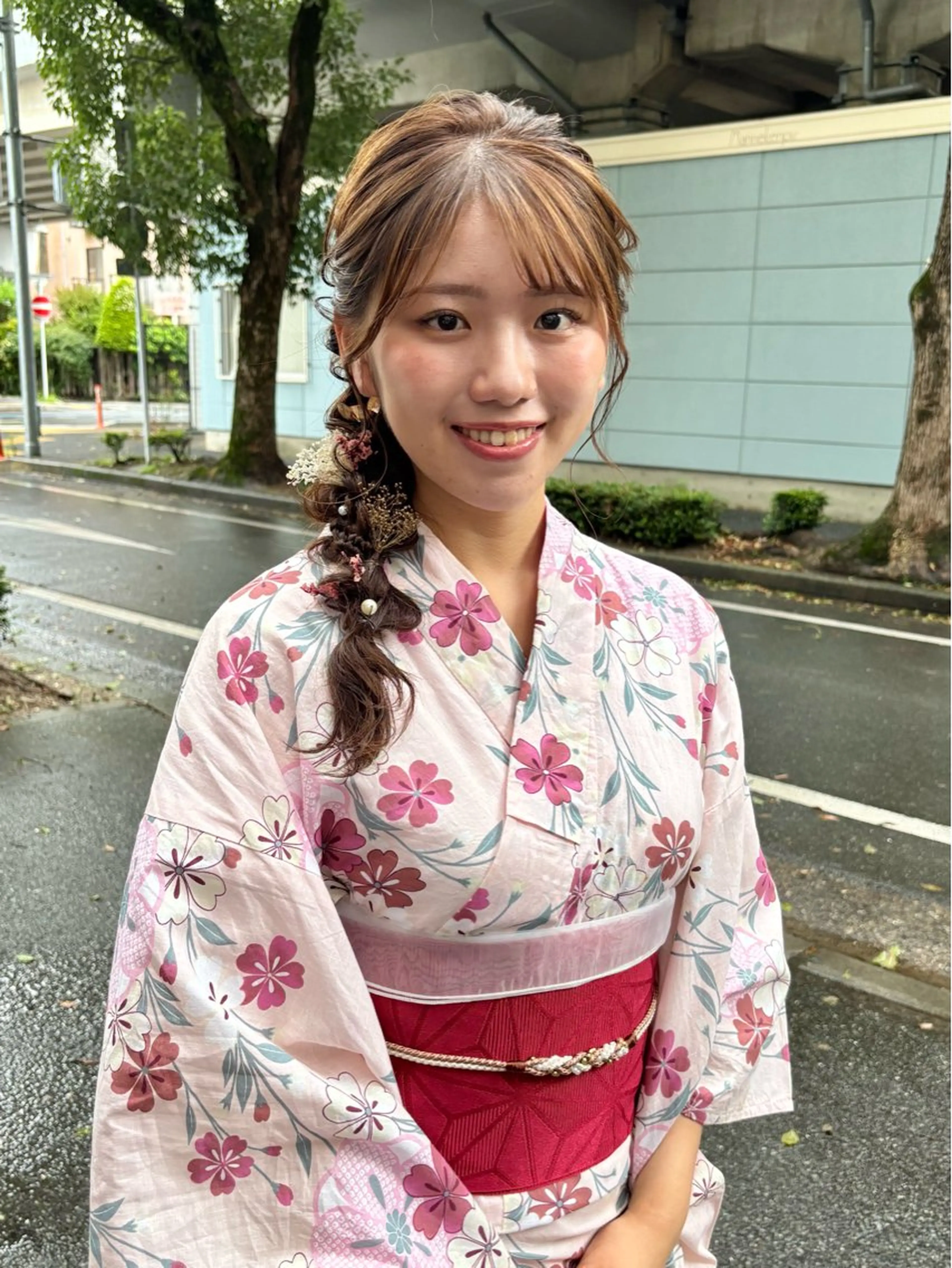 ロング ヘアアレンジ 浴衣 ヘアセット bright所属・miku ヘアセット/着付けのヘアスタイル