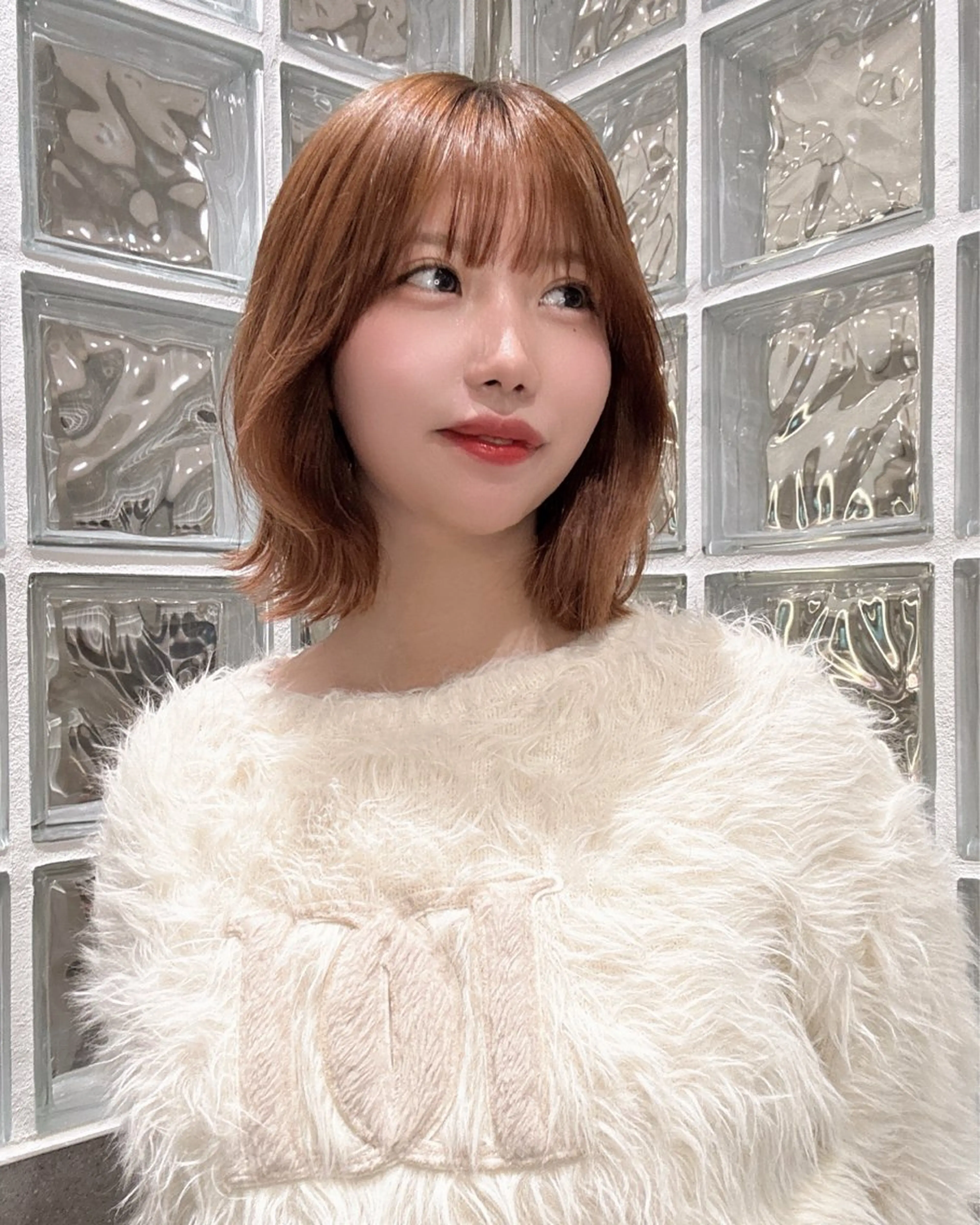 ショート カラー 顔周り\エクステ\ 透明感カラー\まりんのヘアスタイル