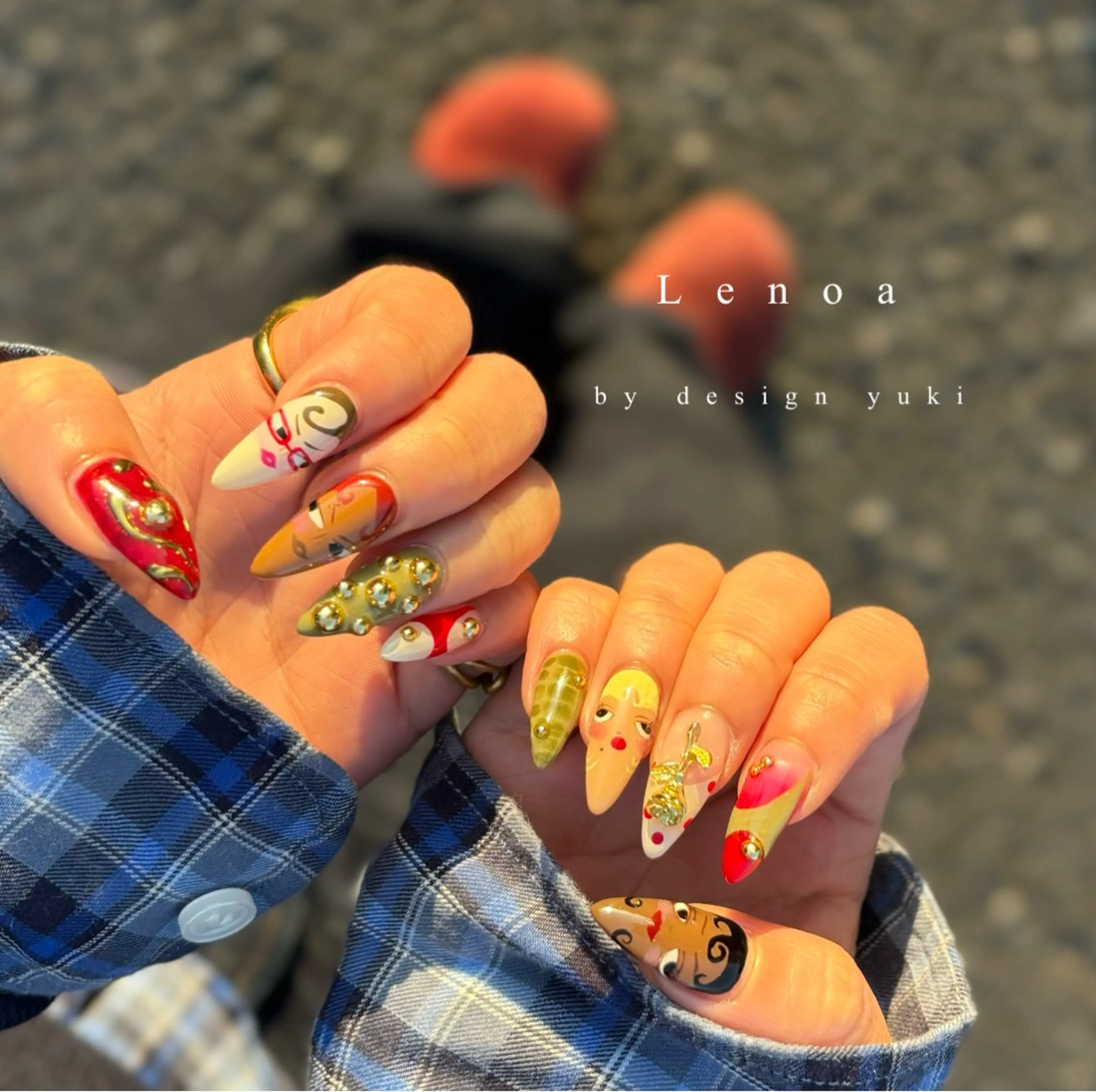 ネイル ハンドネイル Lenoa Yukiのネイルデザイン