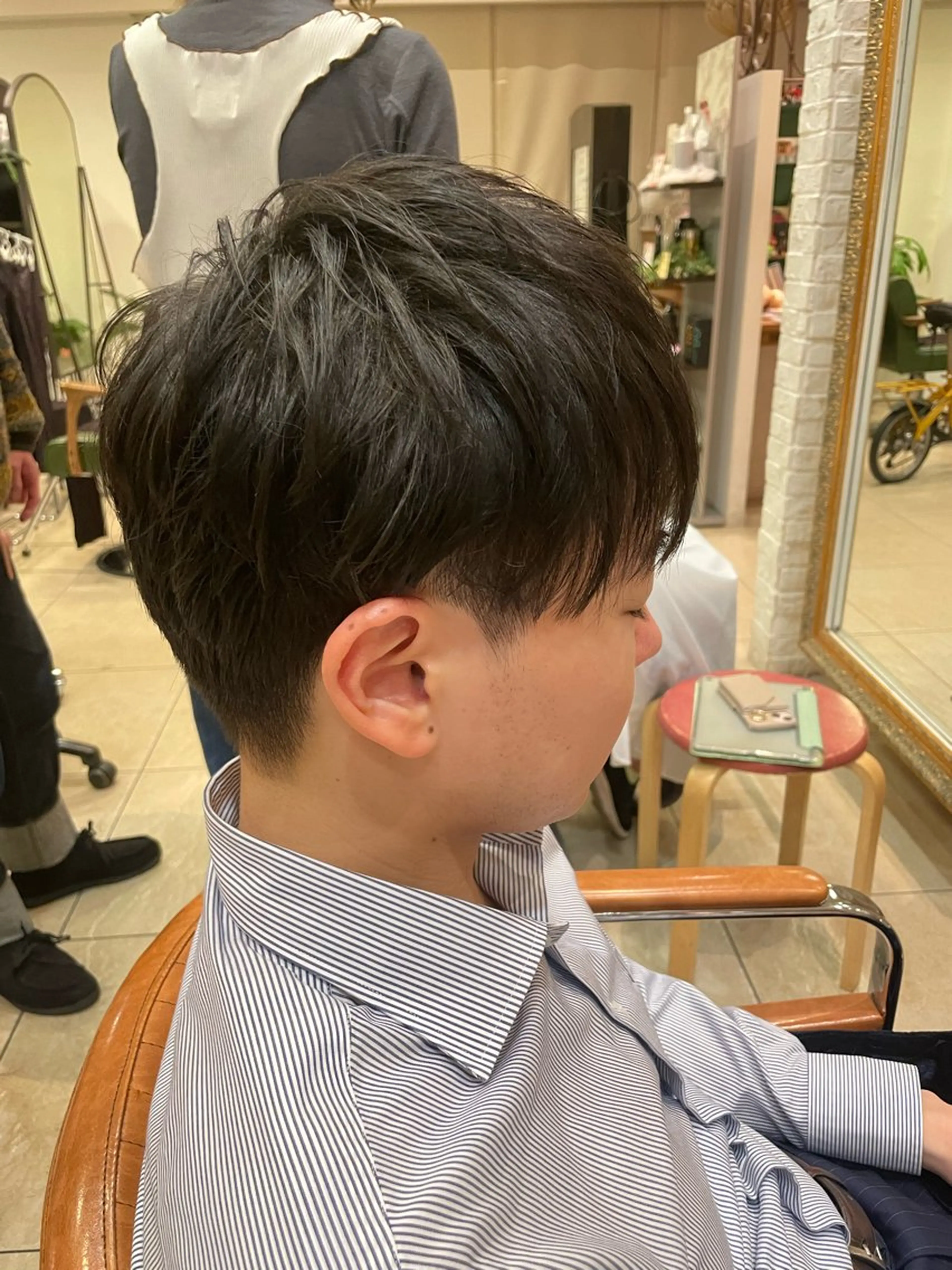 メンズ 田中 秋水のヘアスタイル