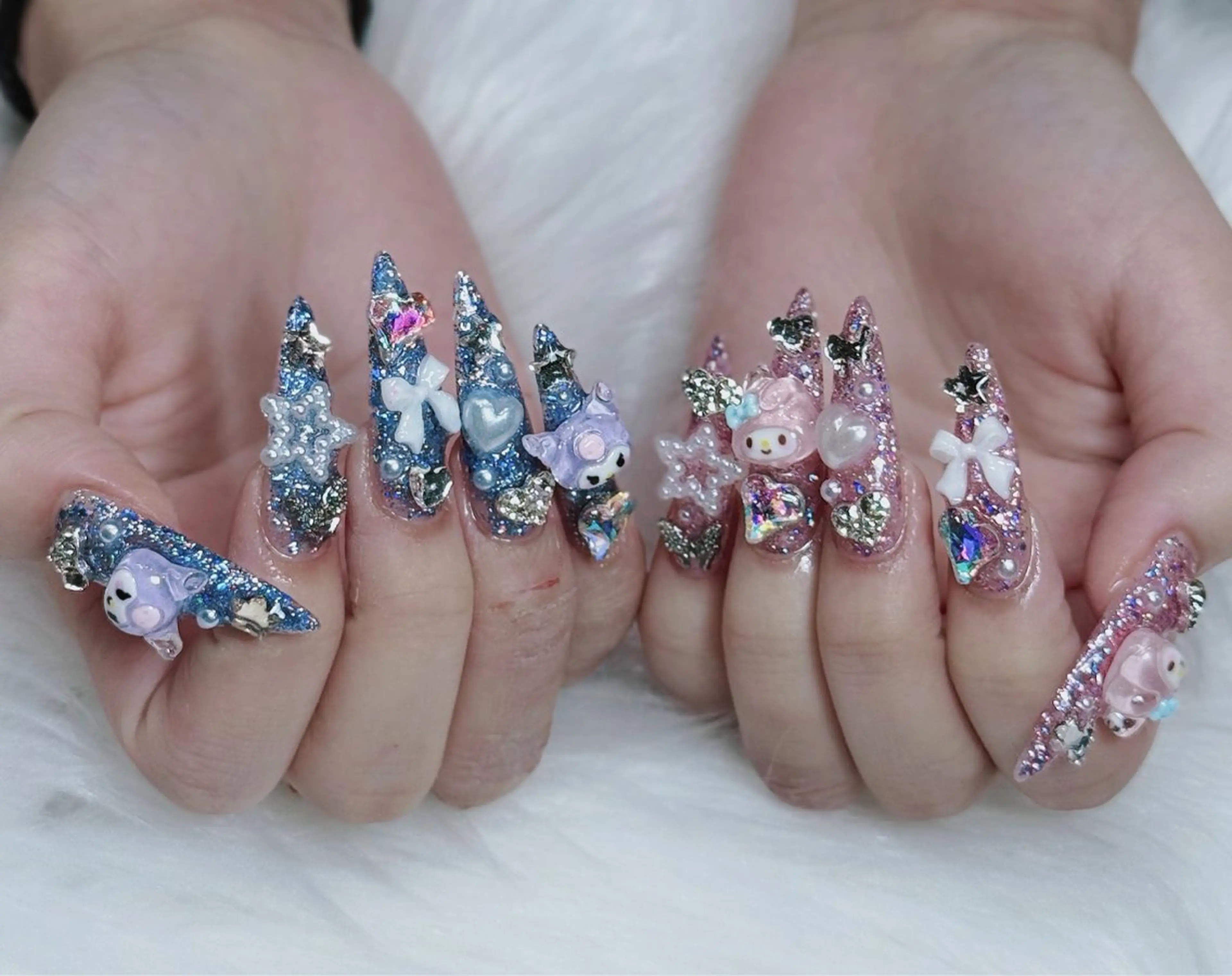 ネイル オーロラネイル チークネイル フットネイル フレンチネイル ジェルネイル ハンドネイル Nichi Nailsのネイルデザイン