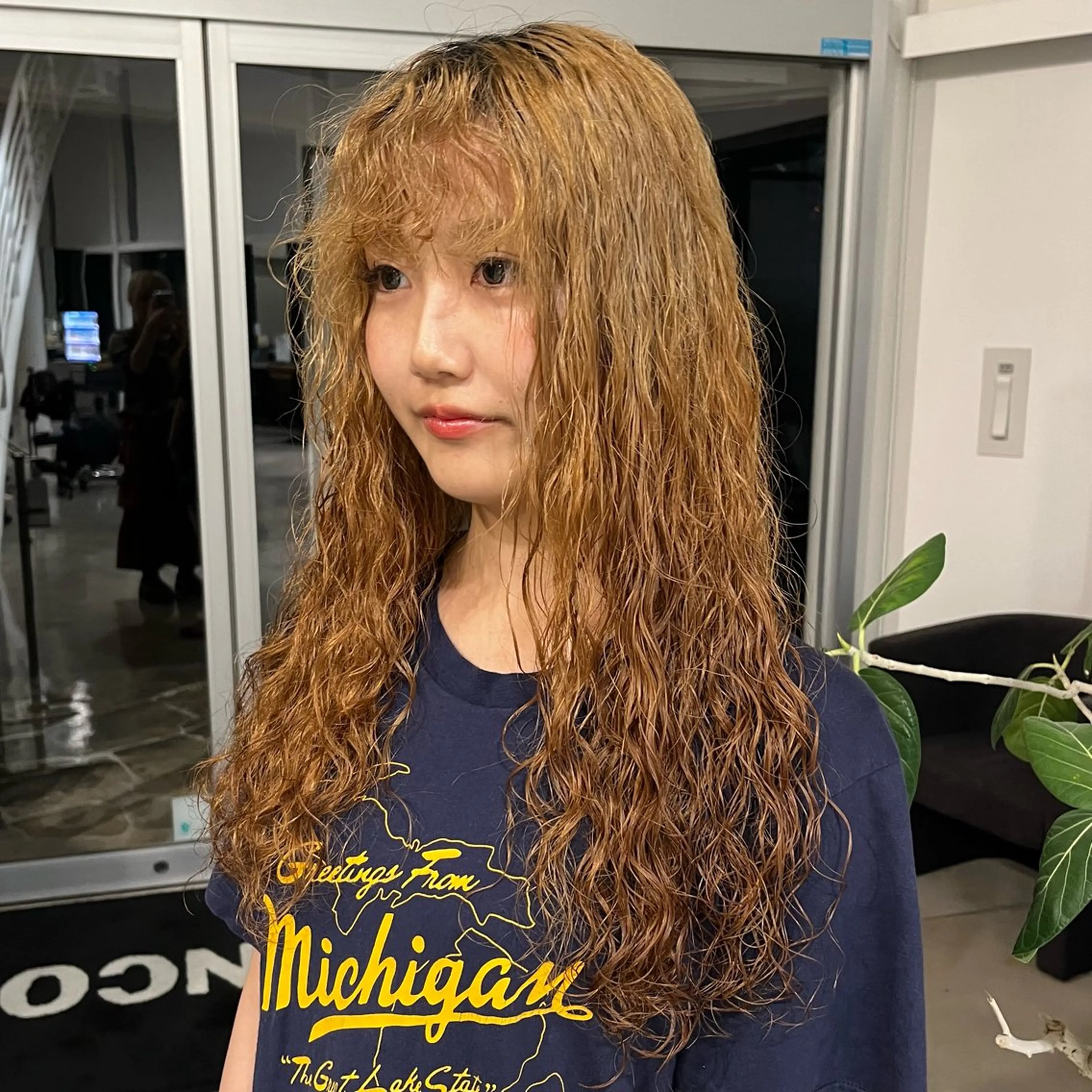 ロング パーマ パーマ/レディース カット/伊藤萌のヘアスタイル