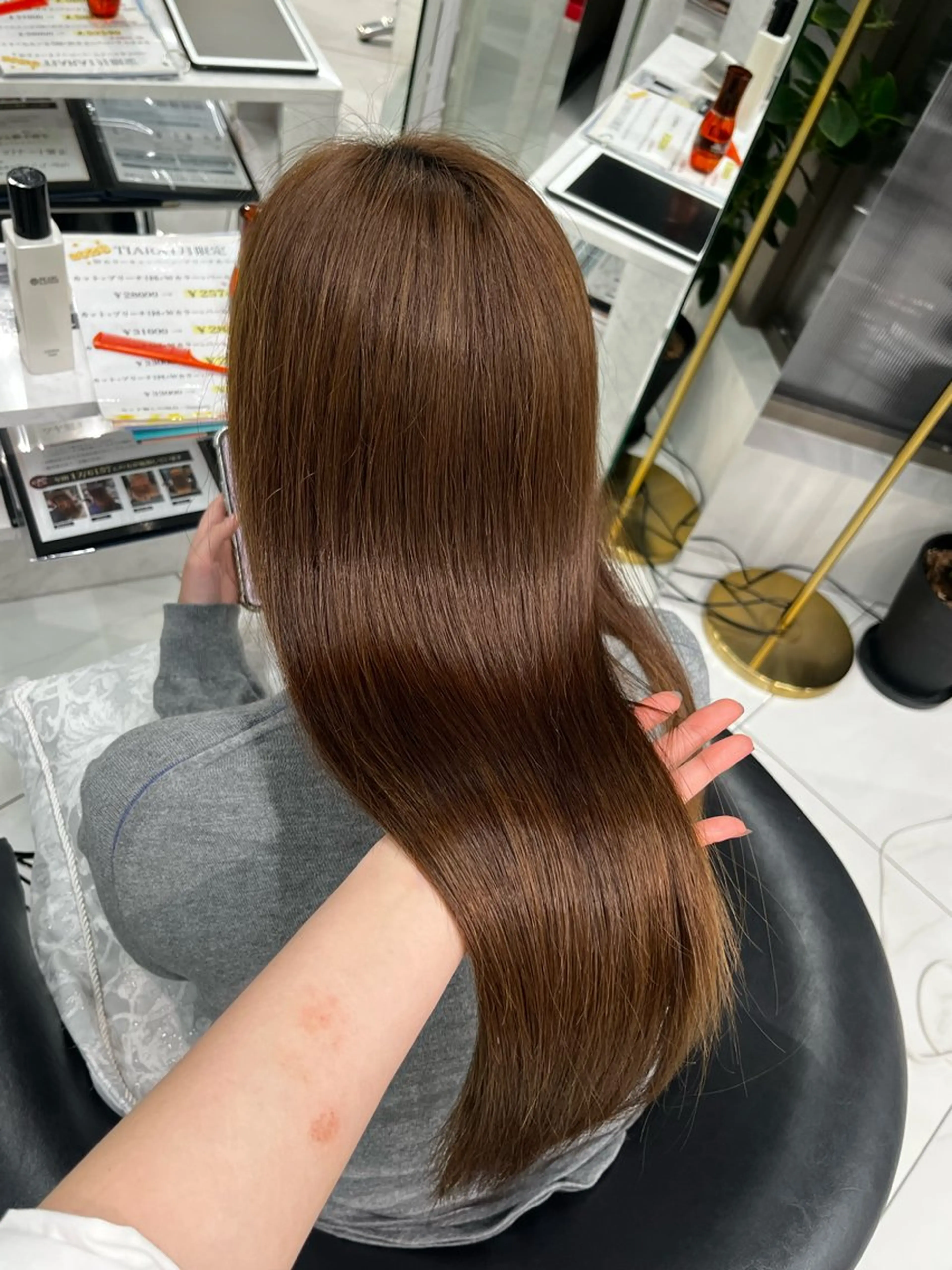 ロング トリートメント Rin/寒色系カラー 🦋/うる艶ヘア🫧のヘアスタイル