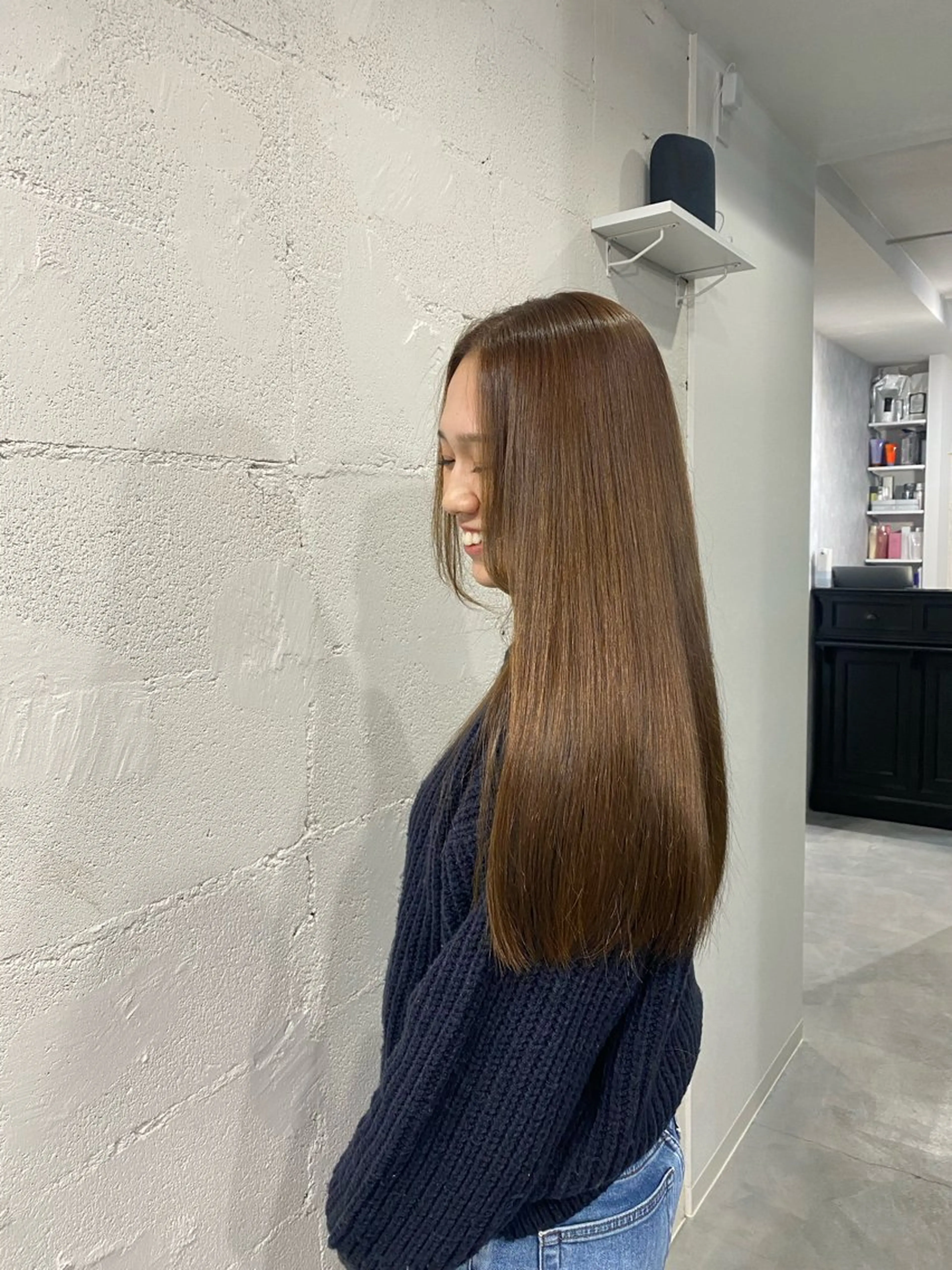 ロング 髪質改善 トリートメント 縮毛矯正 トリートメント ekolu北梅田店所属・梅田中崎町髪質改善 /オキヒロト/エコルのヘアスタイル