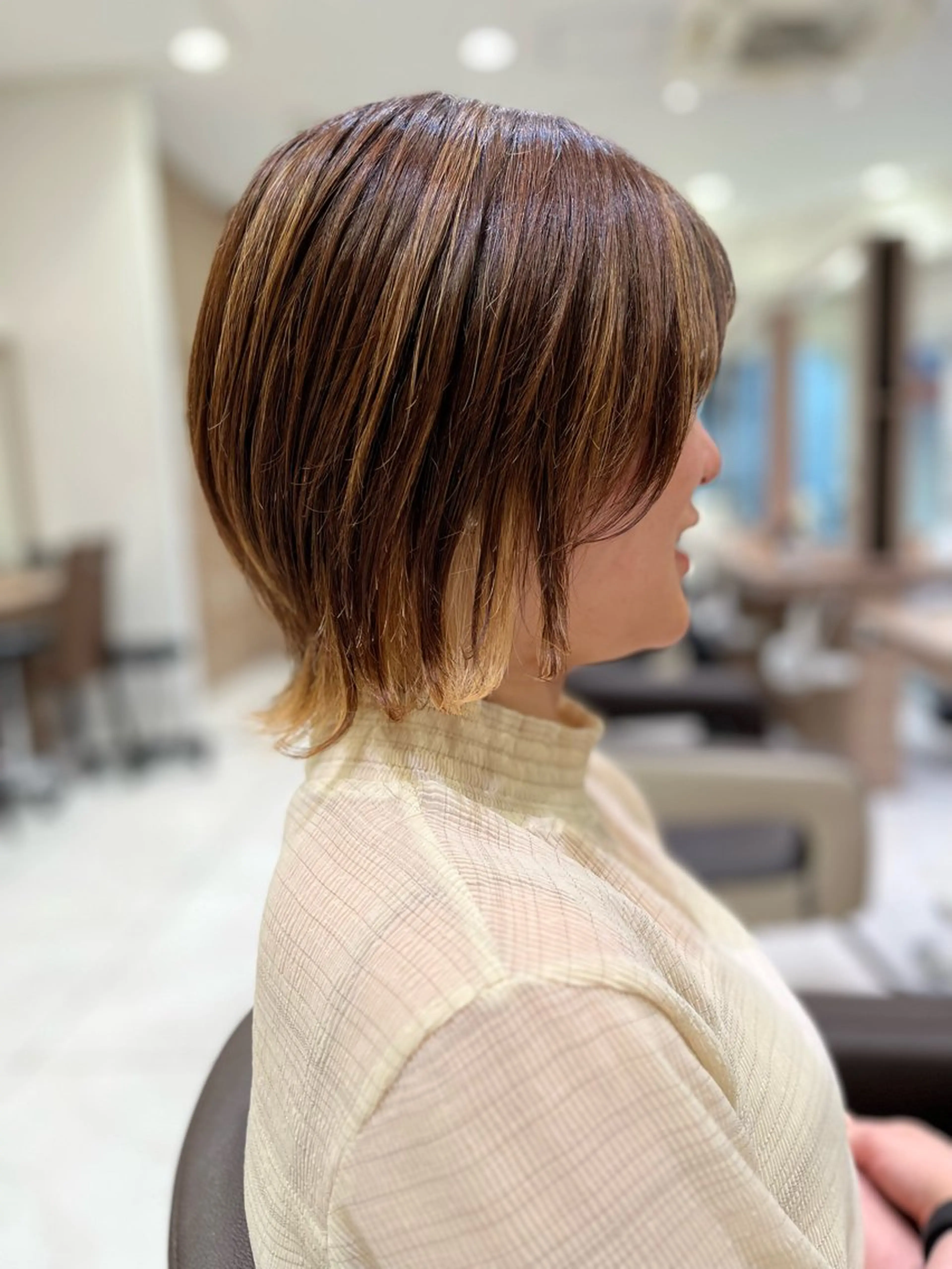 ショート カラー カット 店長/髪質改善 小早川周大のヘアスタイル