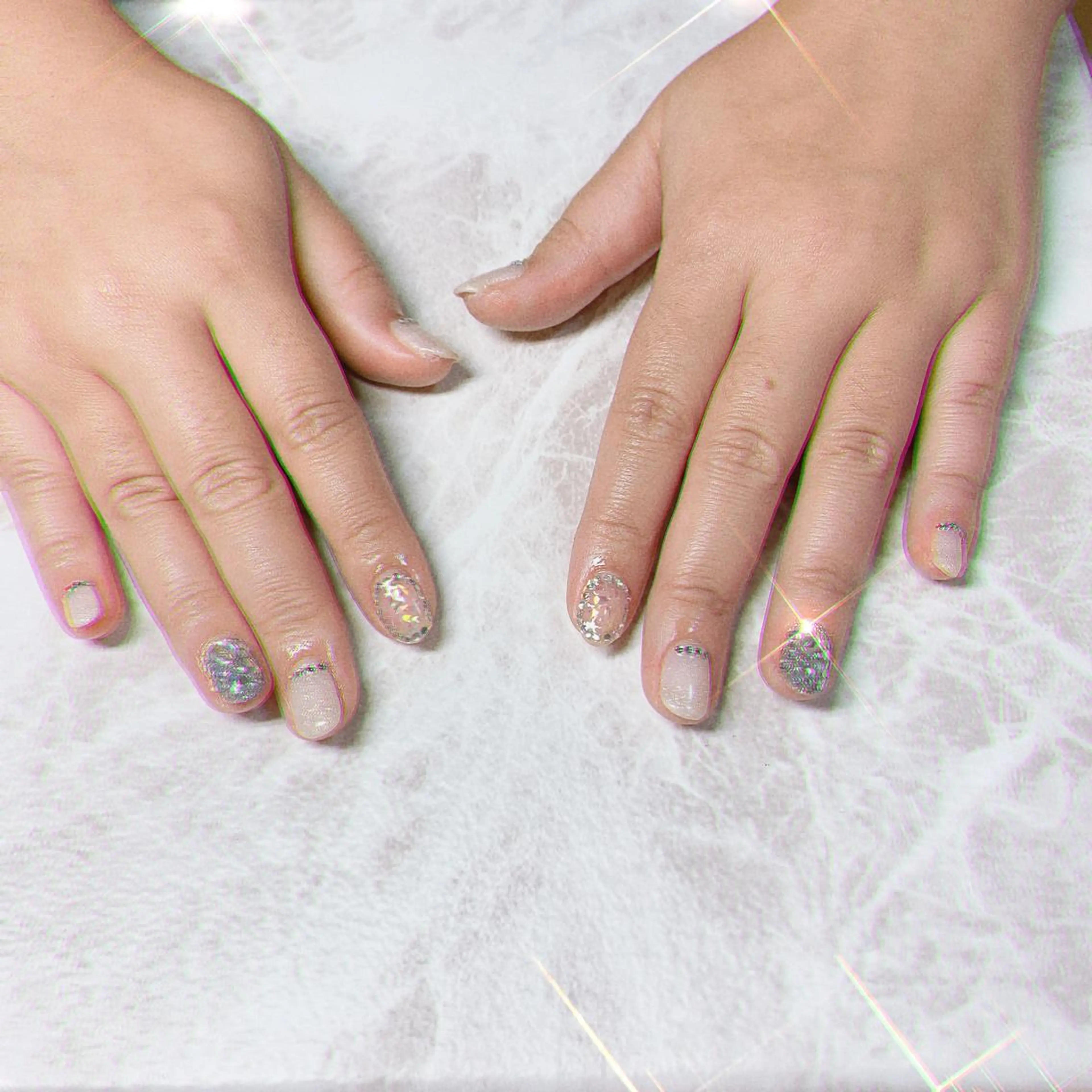 ネイル キラキラネイル ハンドネイル 痩身/脱毛/ネイル HARUKAのエステ・リラクイメージ