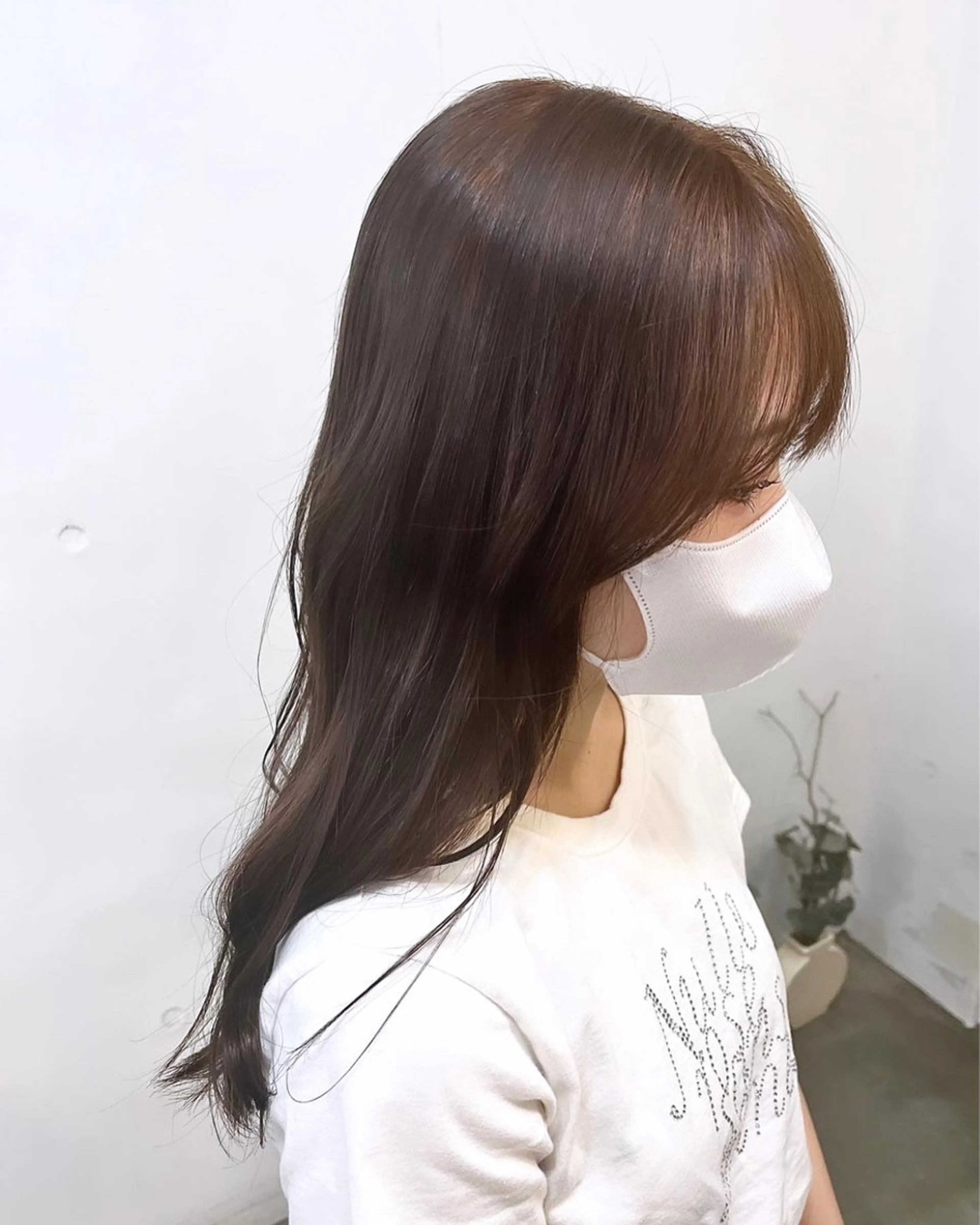 ロング カラー ヘアアレンジ ヘアカラー トリートメント hazuki🐈‍⬛ 透明感カラーのヘアスタイル