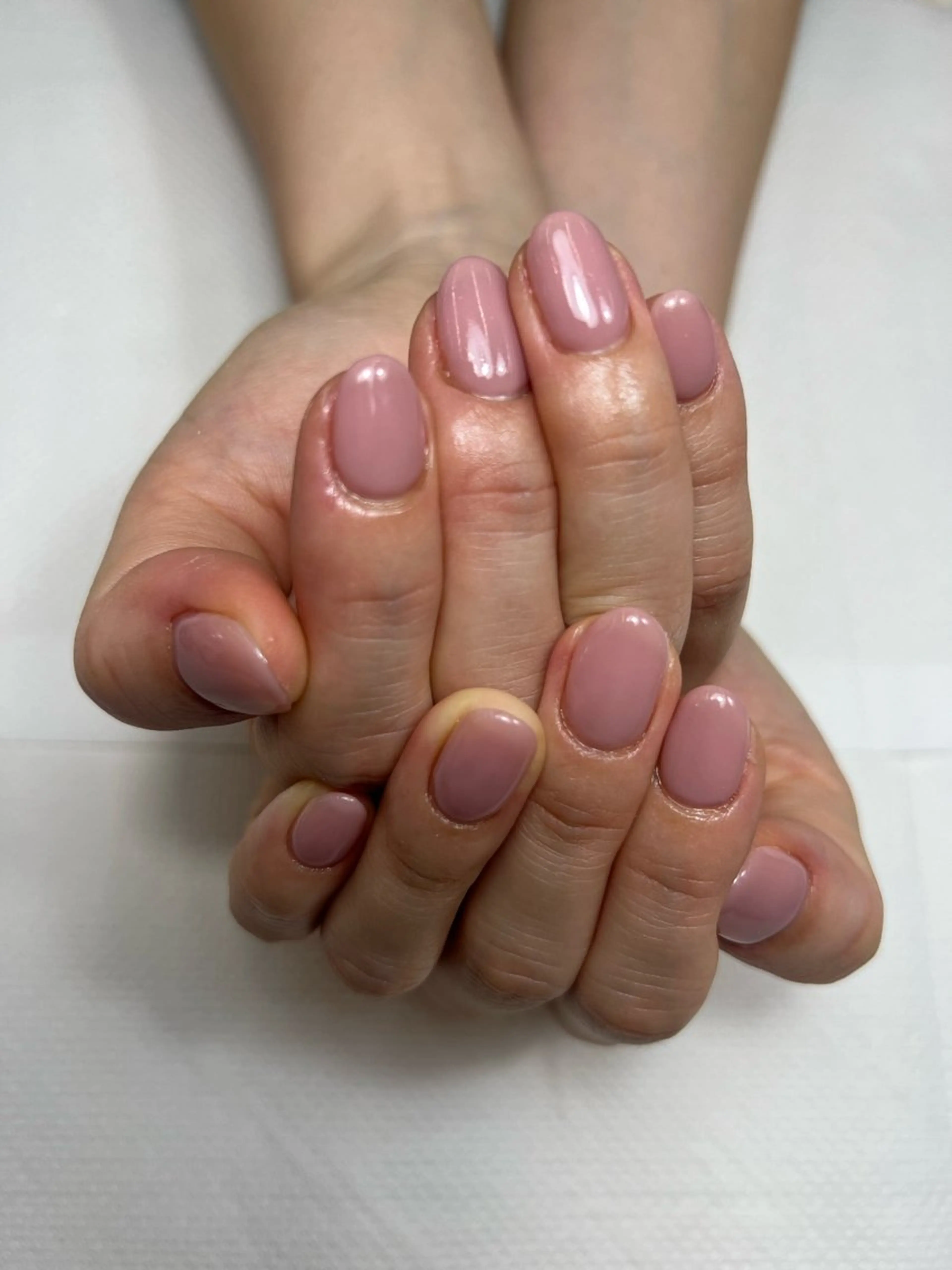 ネイル ワンカラーネイル 🌴kawamura Yukako🪼🩵のネイルデザイン