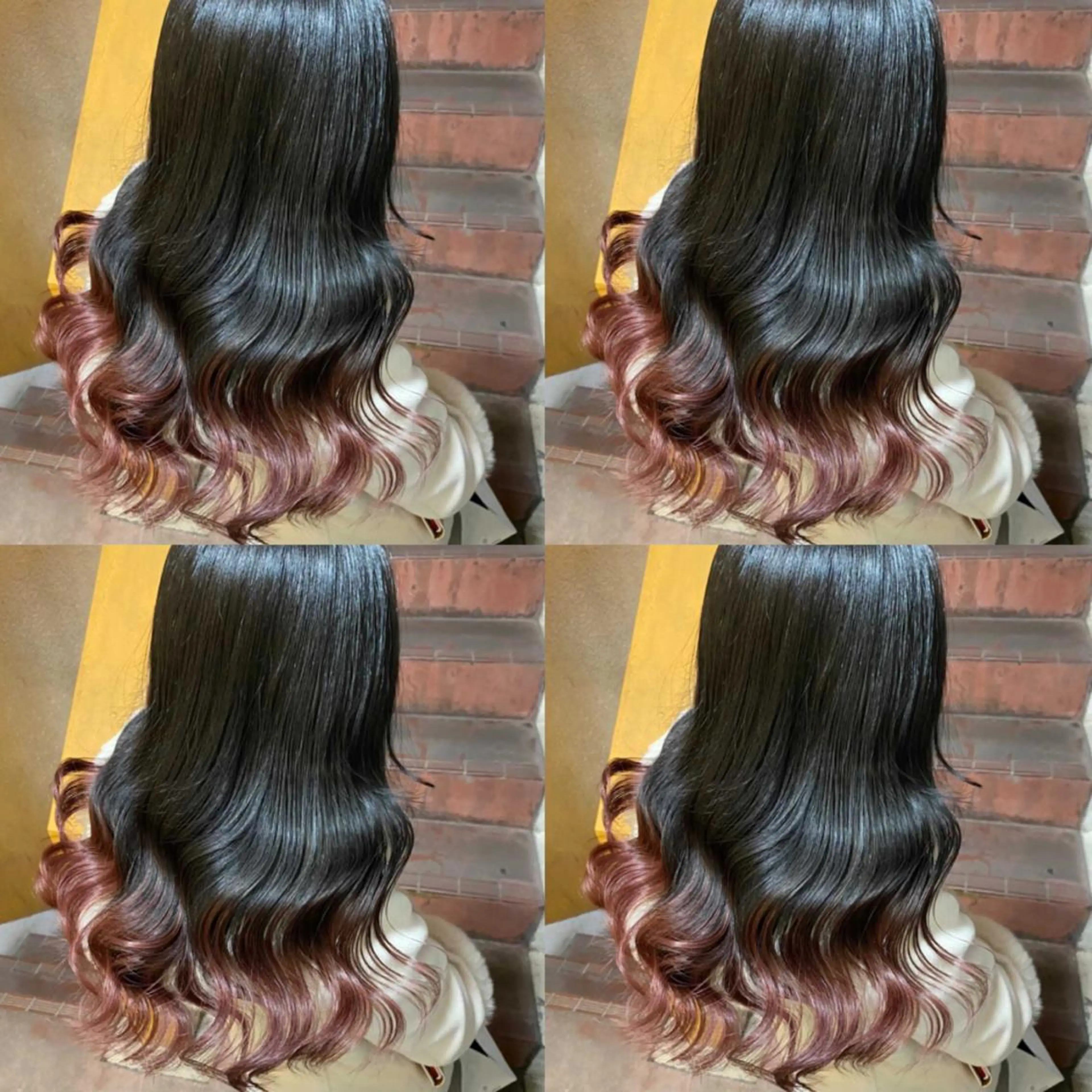 ロング カラー ヘアアレンジ カット ヘアカラー トリートメント 🦋韓国ヘア 坂本 菜摘🦋のヘアスタイル