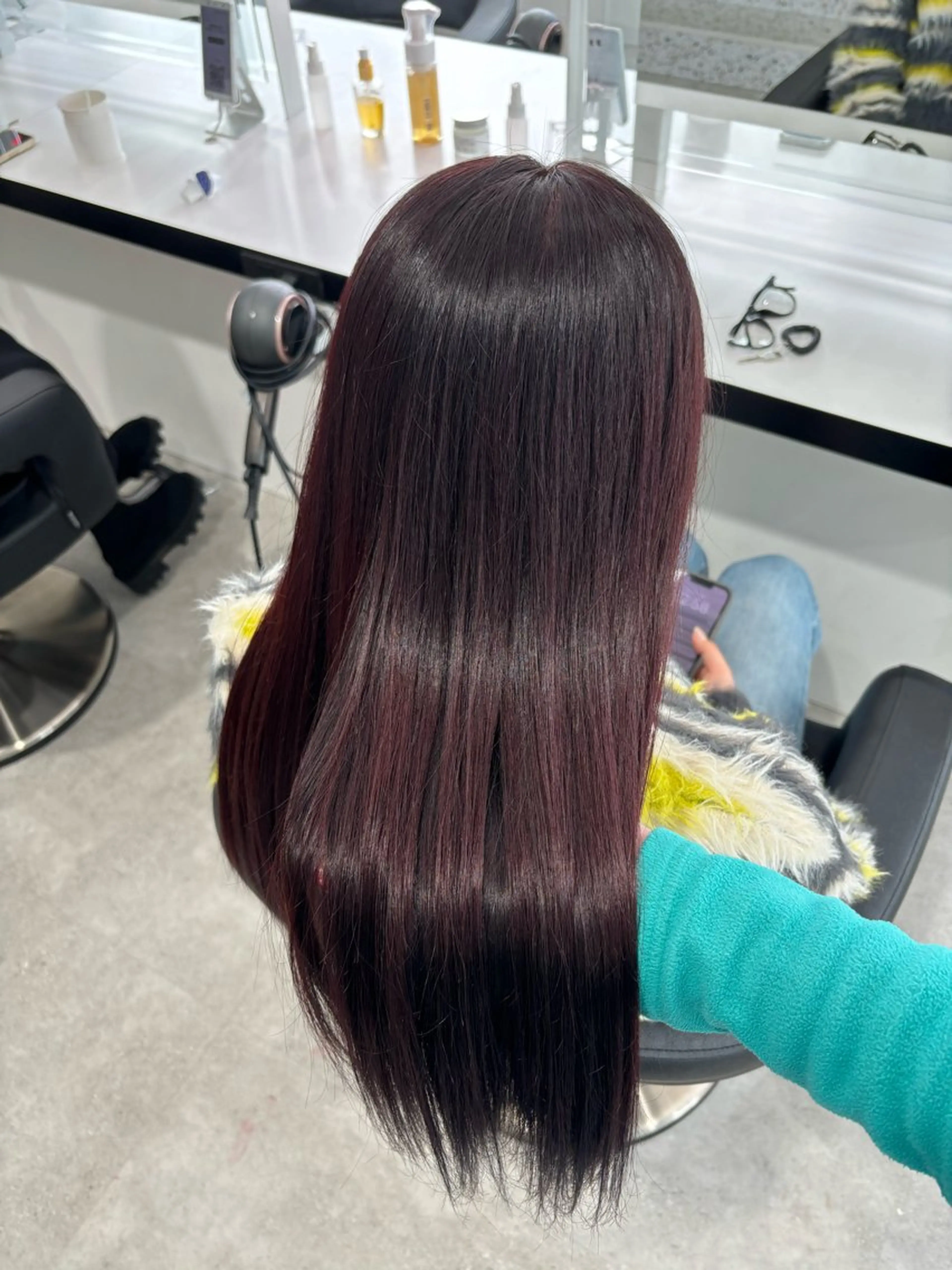 ロング カット ヘアカラー Wカラー/暖色/べ ージュりく©︎🐝のヘアスタイル