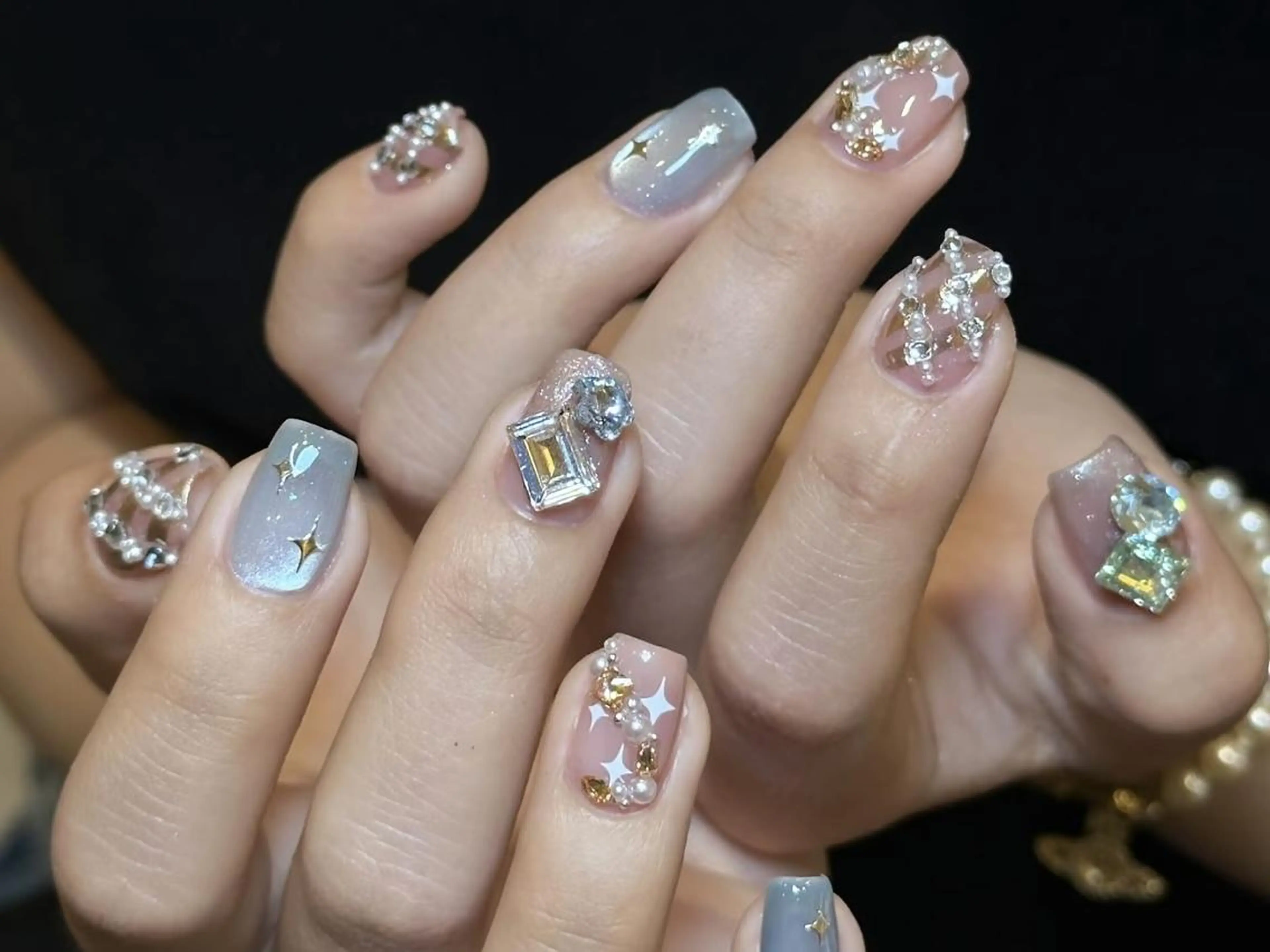 自爪｜持ち込みデザイン10本の写真