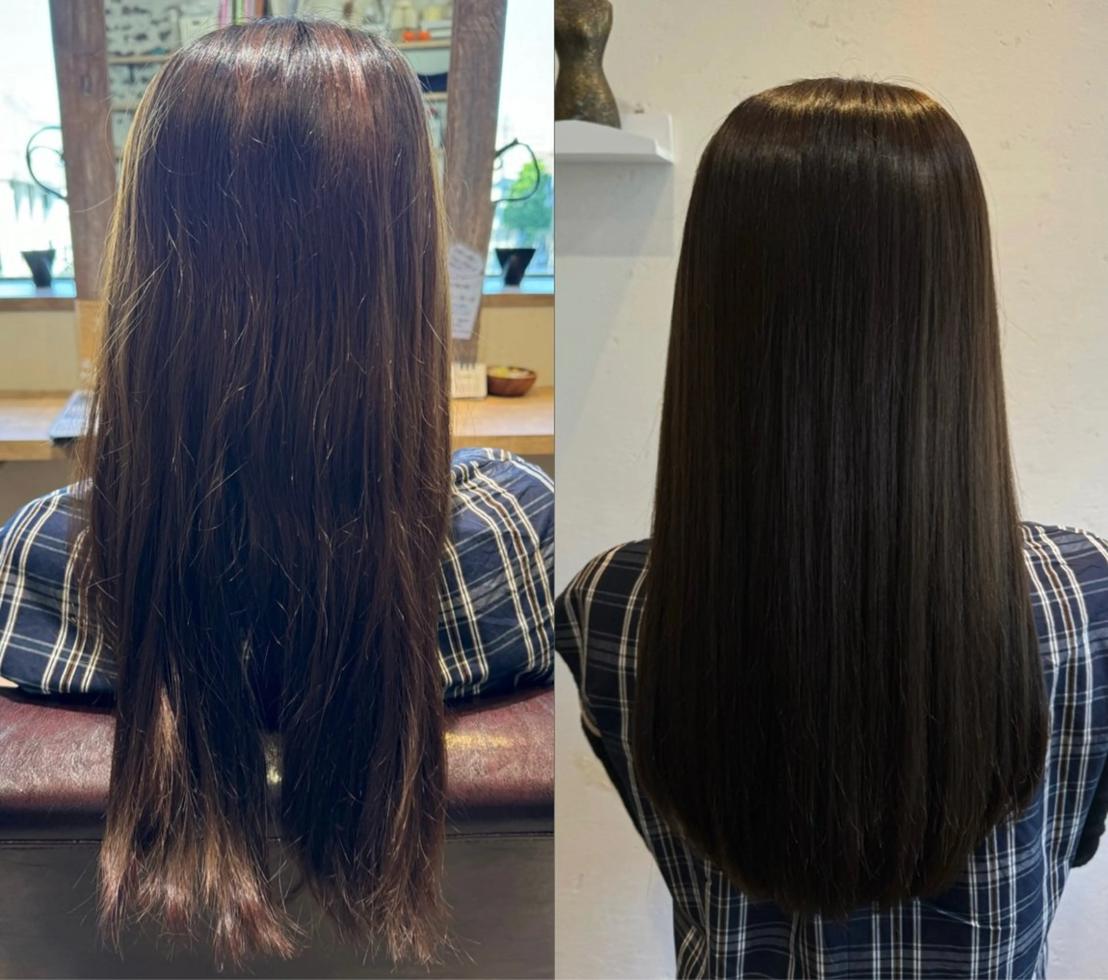 ロング カット ヘアカラー トリートメント opsia所属・💗髪質改善💗 渋谷奈津美のヘアスタイル