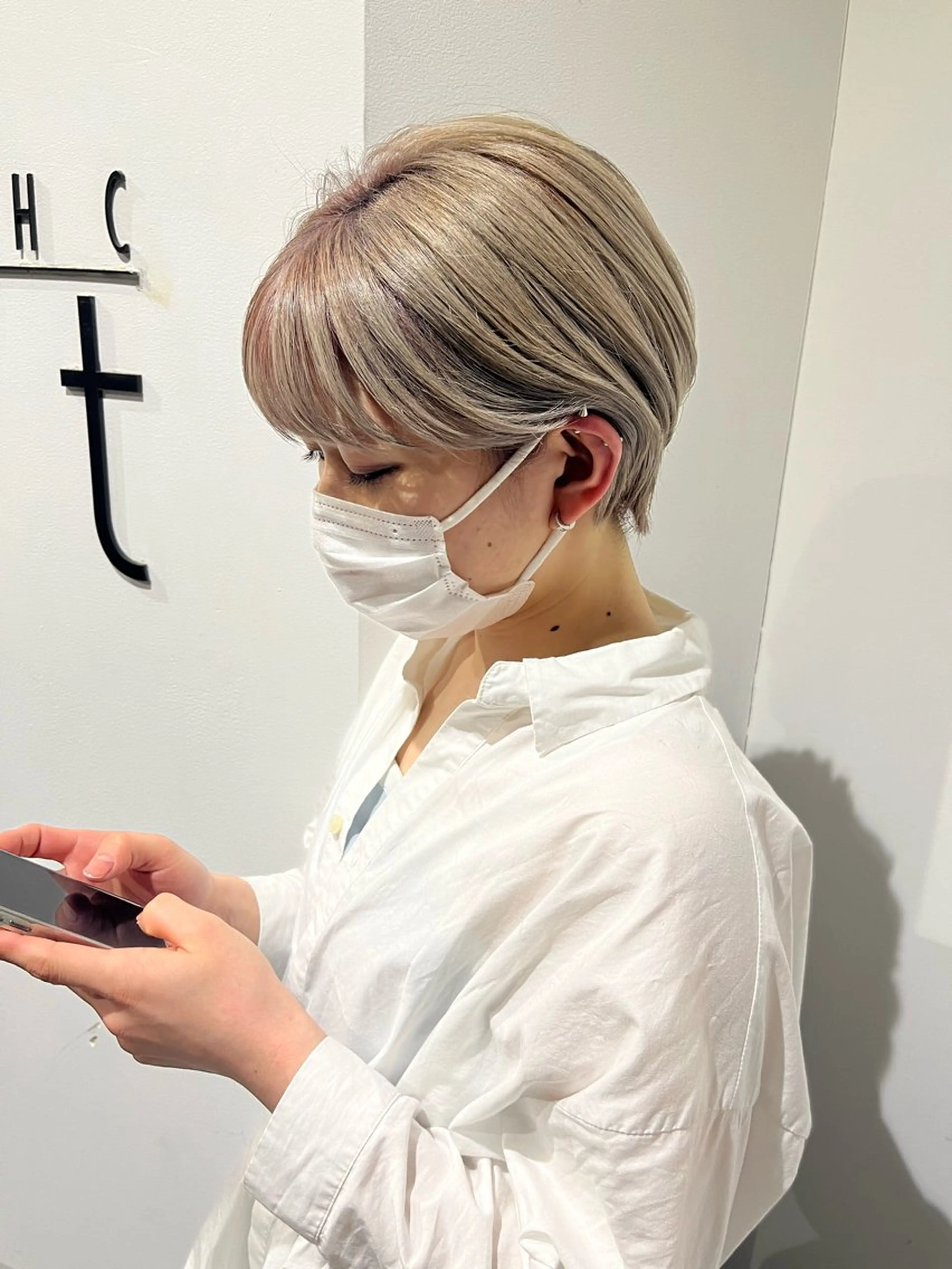 ショート ショートヘア LENAHC ist アベフミナのヘアスタイル