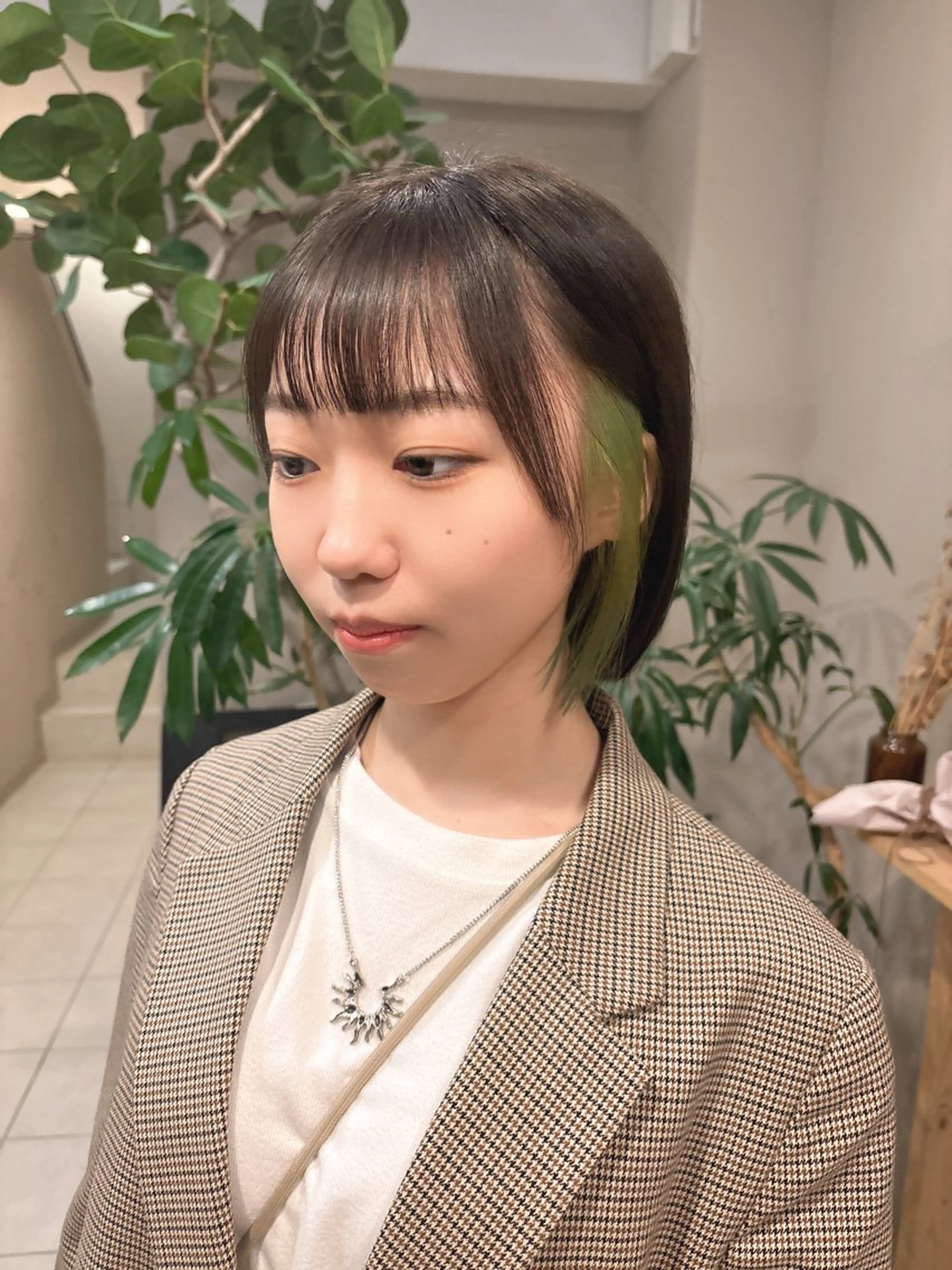 カラー 似合わせカット/ 艶カラー/いらみなのヘアスタイル