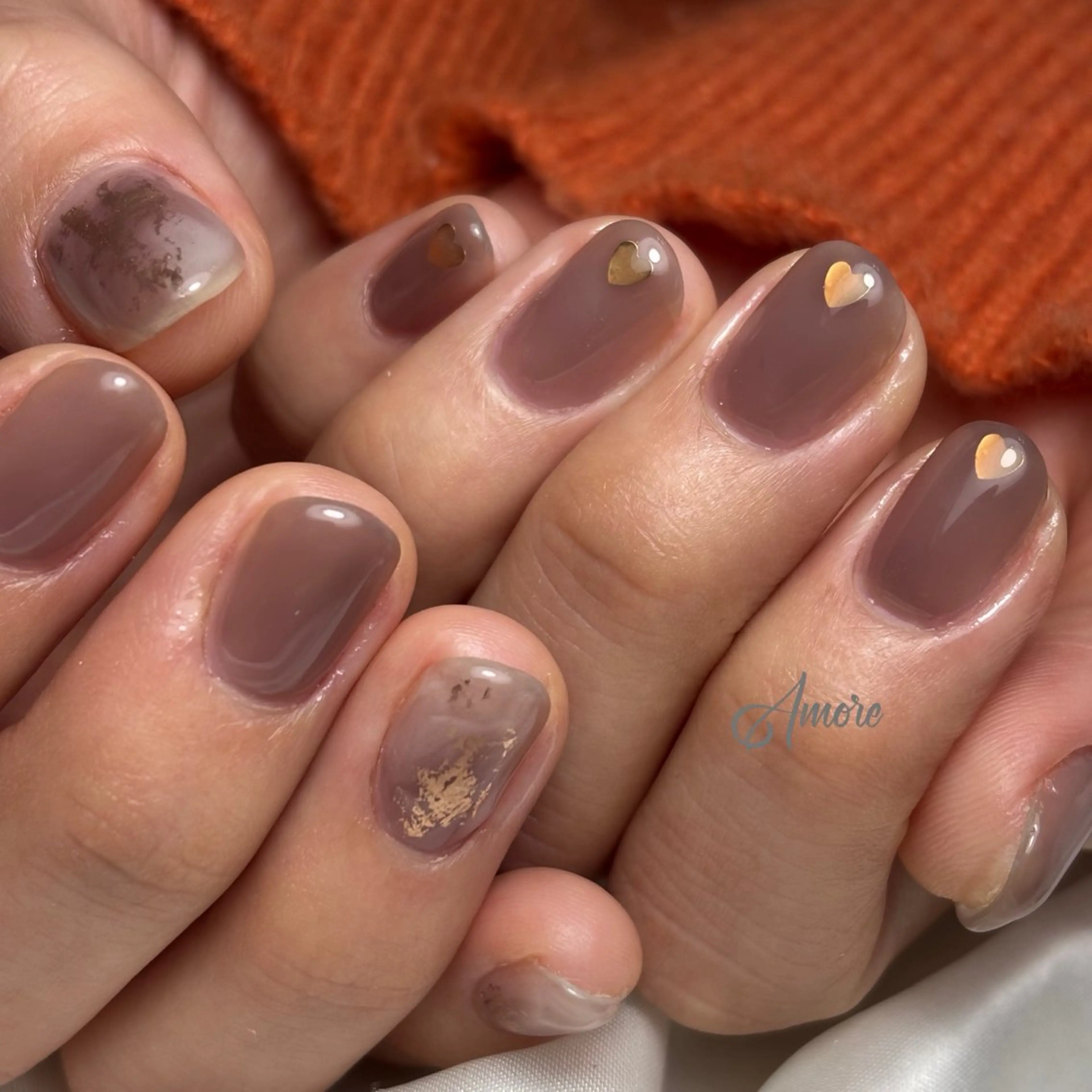 ネイル ジェルネイル キラキラネイル 韓国ネイル マグネットネイル パラジェル You kyehwaのネイルデザイン