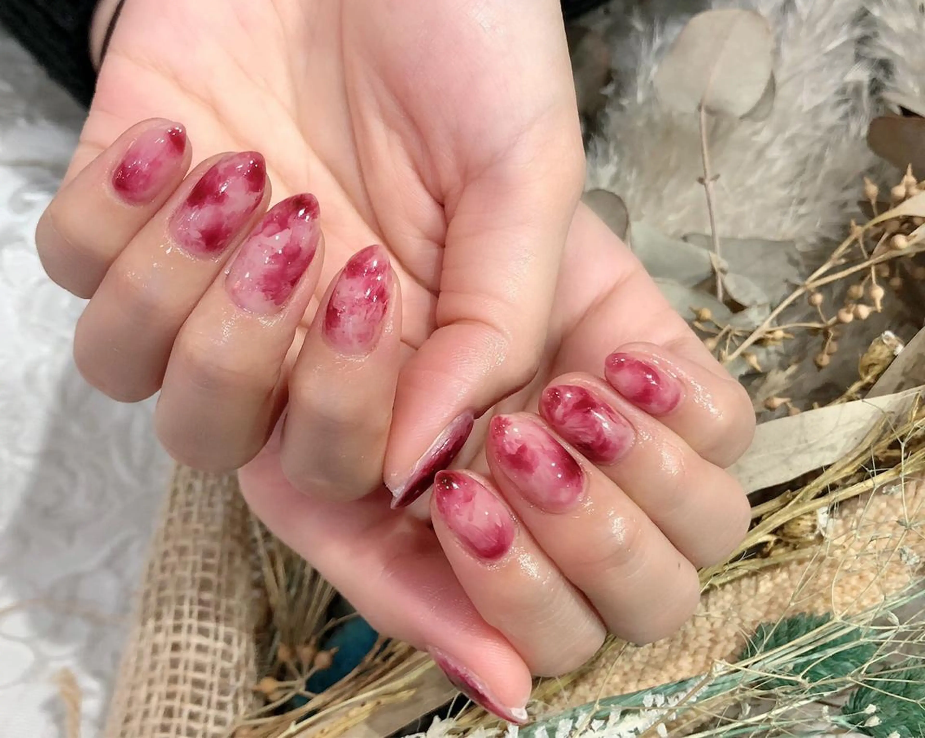 ネイル アートネイル ニュアンスネイル ハンドネイル ハンドケア nailsalon mintのネイルデザイン