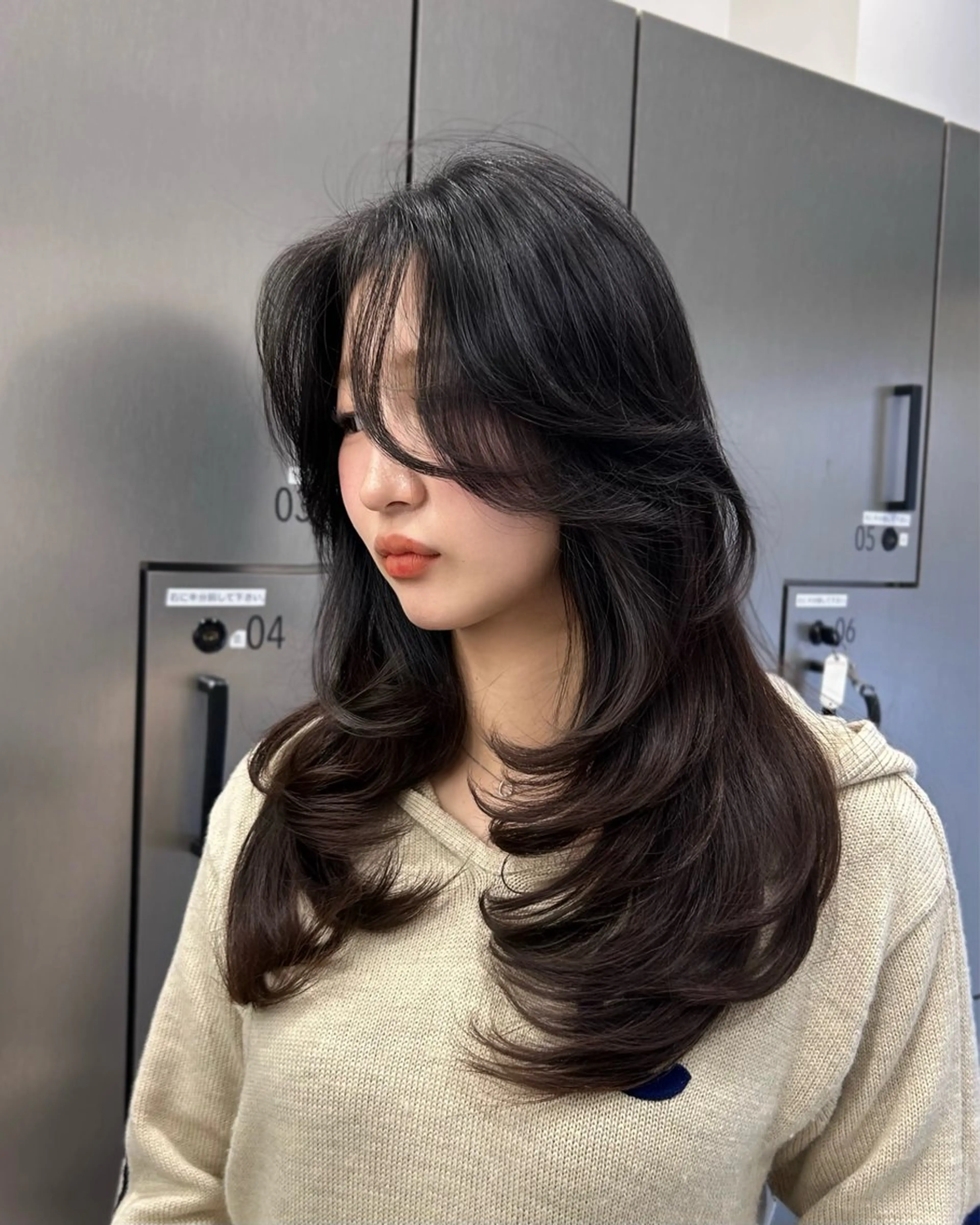 ロング レイヤーカット カット トリートメント 大人レイヤー/艶美髪 🇺🇸TOMONAのヘアスタイル