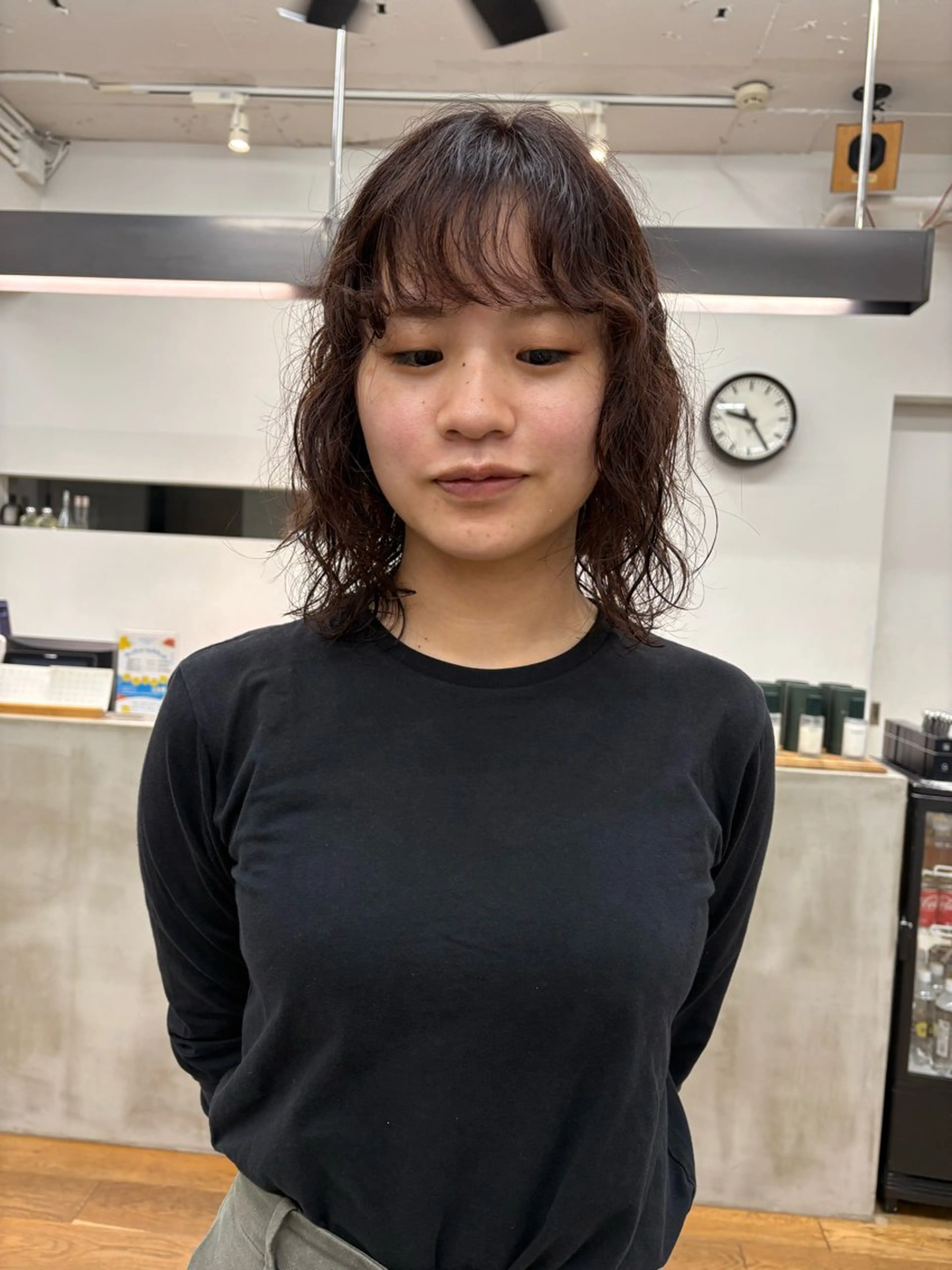 ミディアム パーマ ミディアムパーマ tama /カットモデルのヘアスタイル