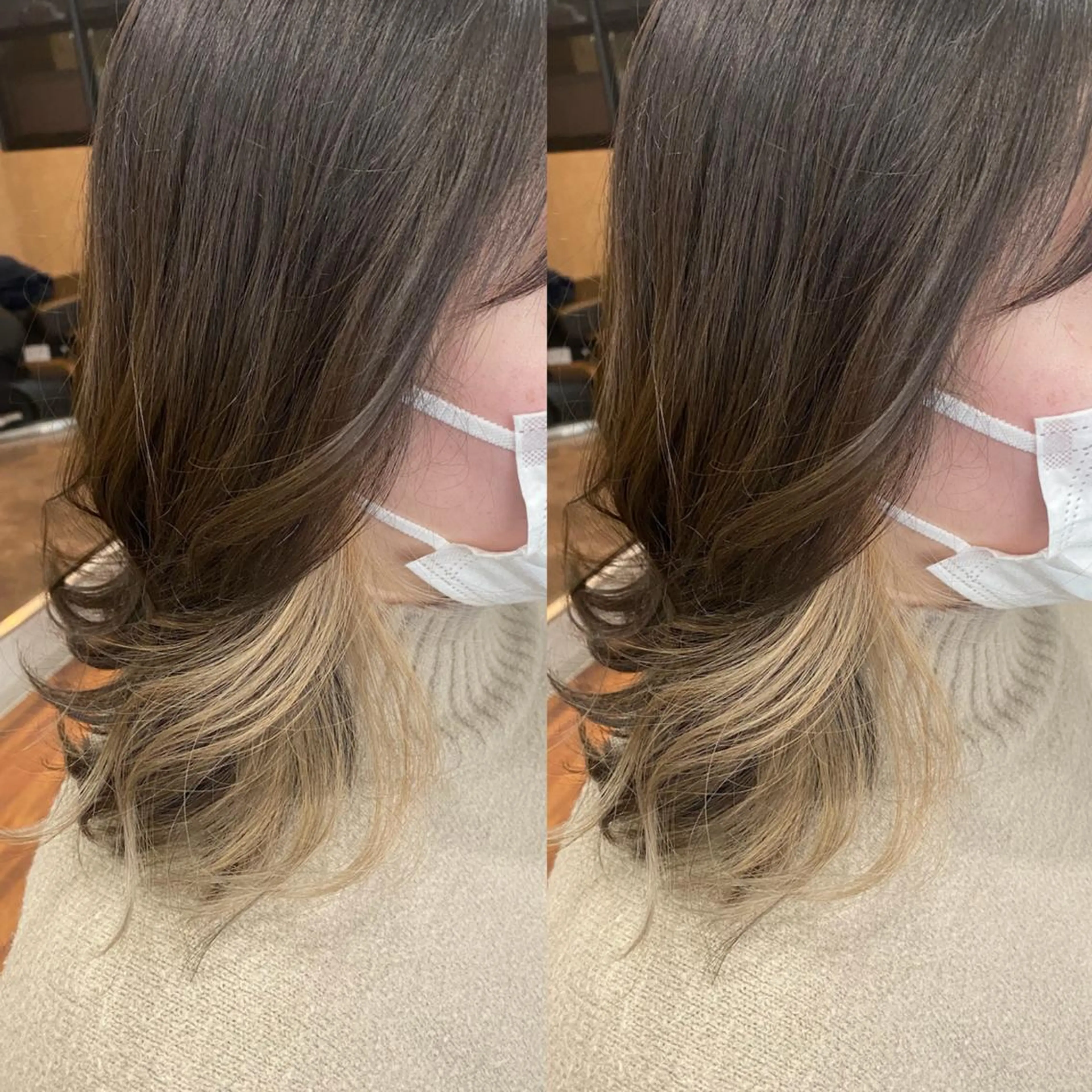 セミロング _White所属・ＳＨＩ ＺＵのヘアスタイル