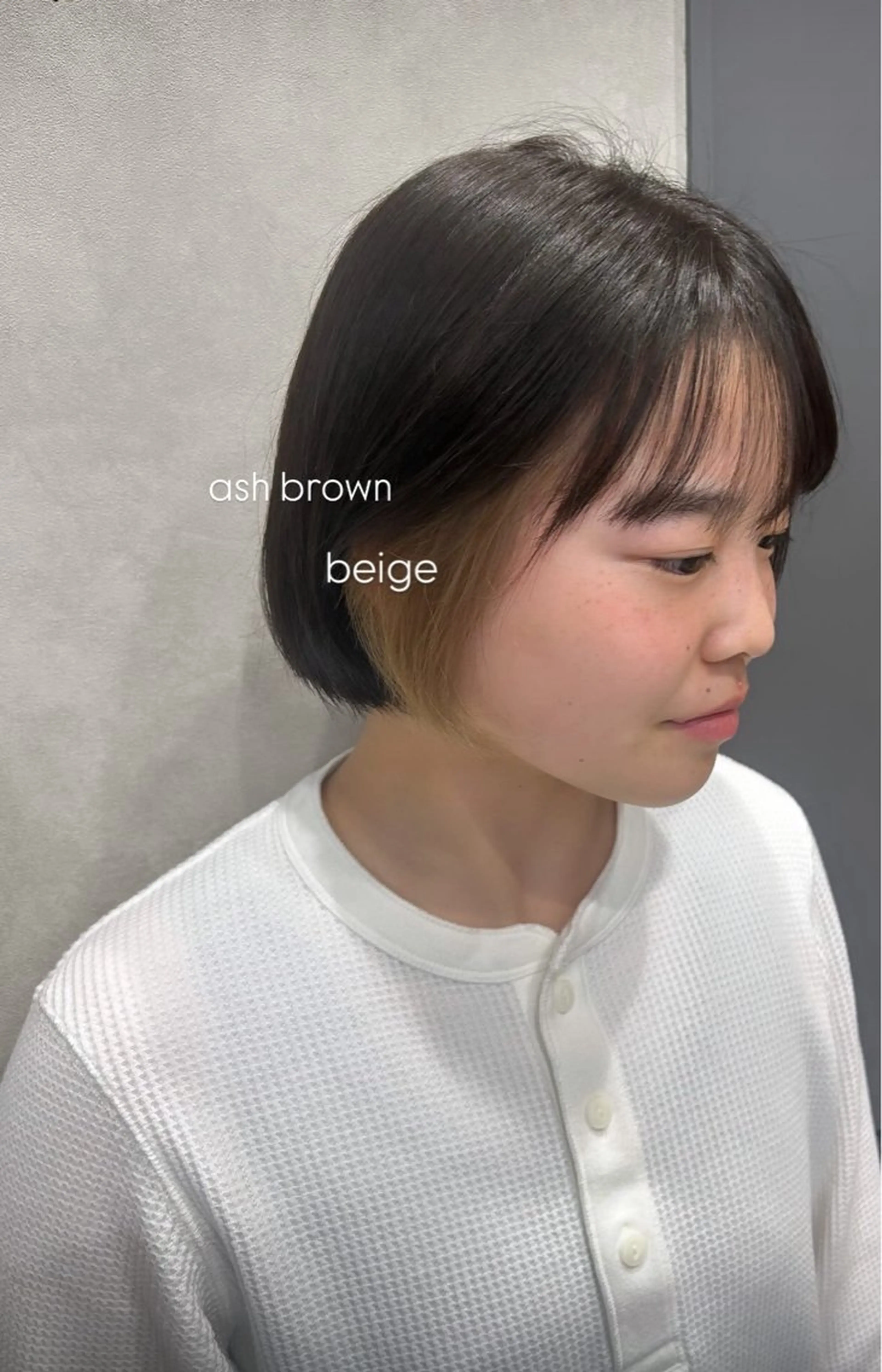 ショート ヘアカラー トリートメント shiori✳︎ GiseL小倉のヘアスタイル