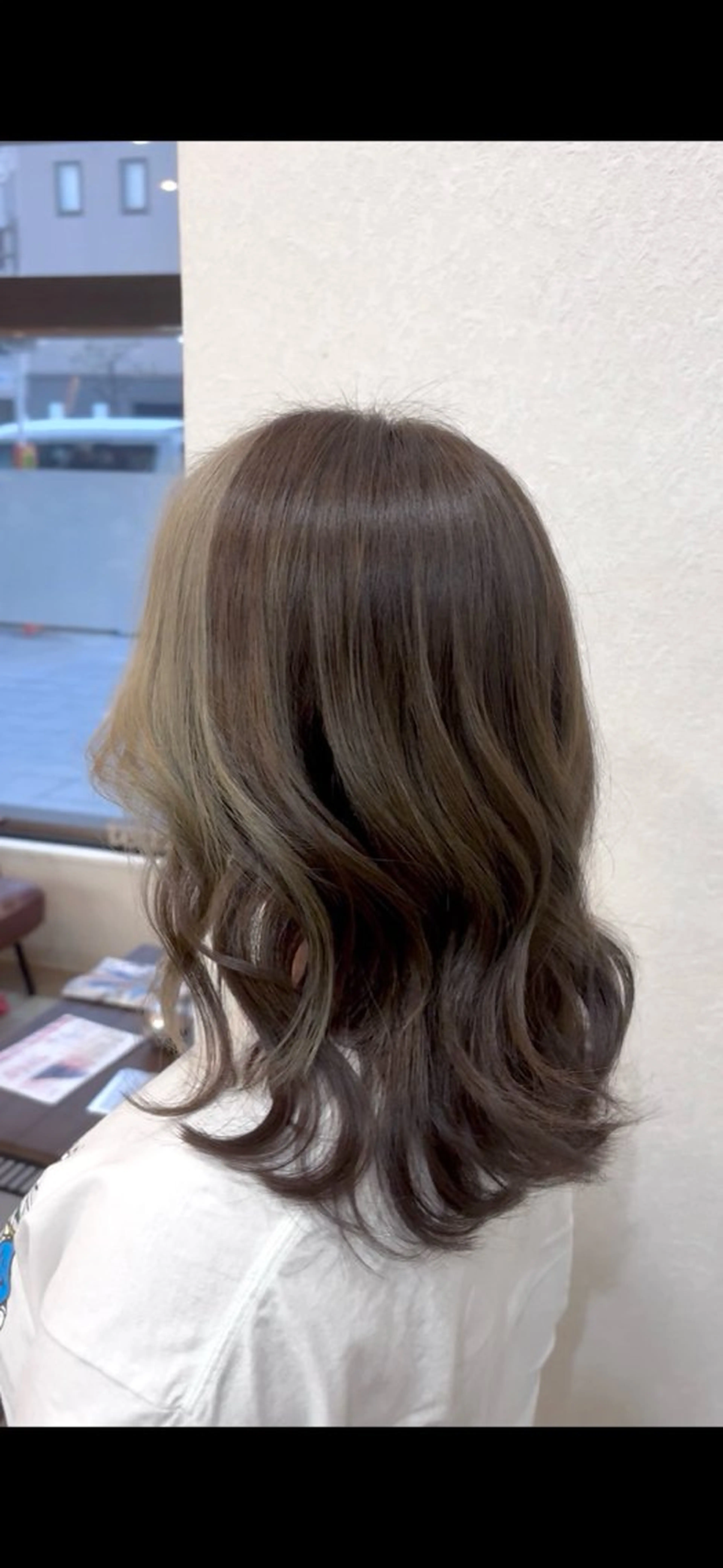 ミディアム ミストバング 村上 勝大のヘアスタイル