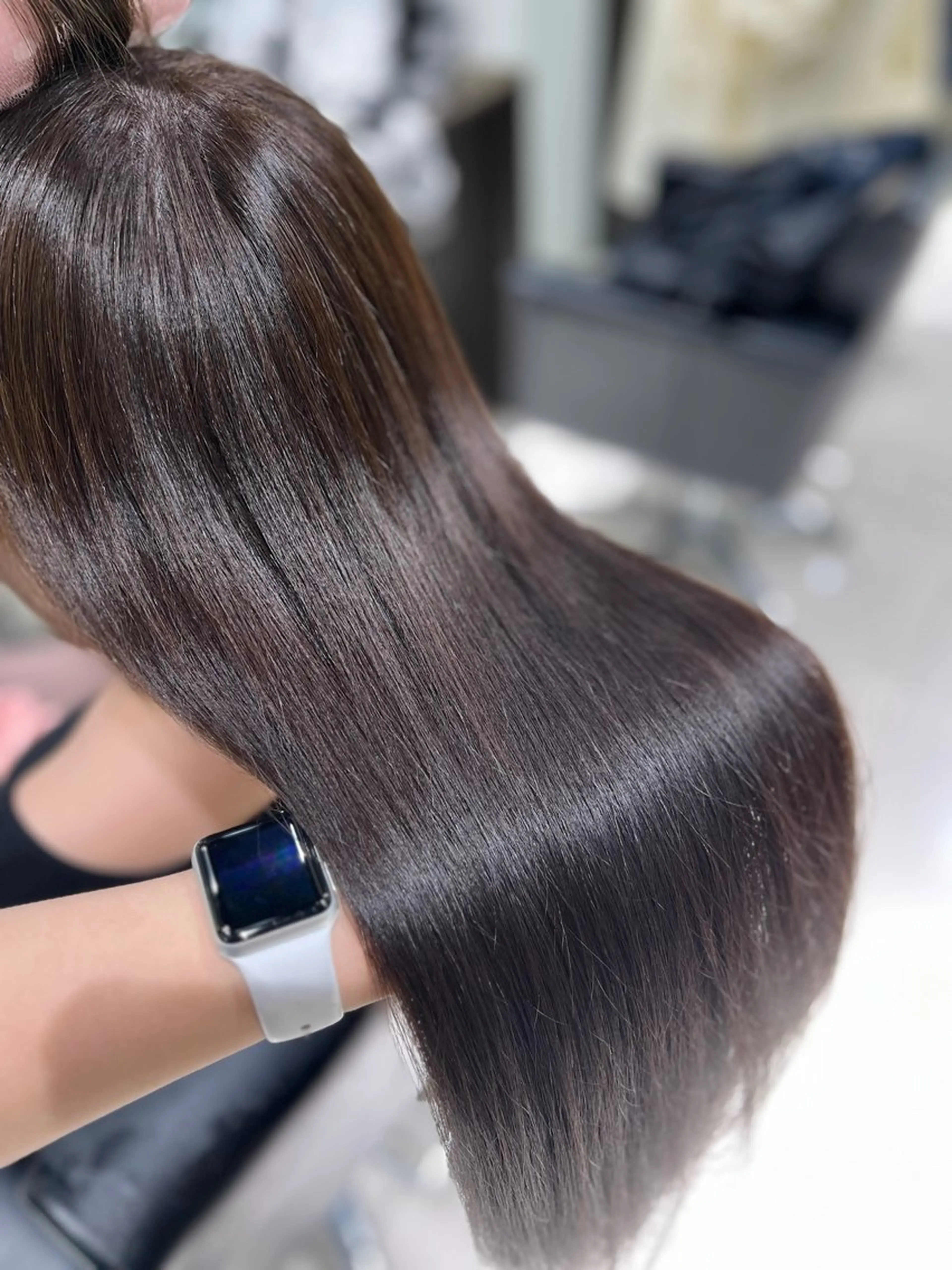 ロング 髪質改善/透明感カラ ー/レイヤー/あやはのヘアスタイル