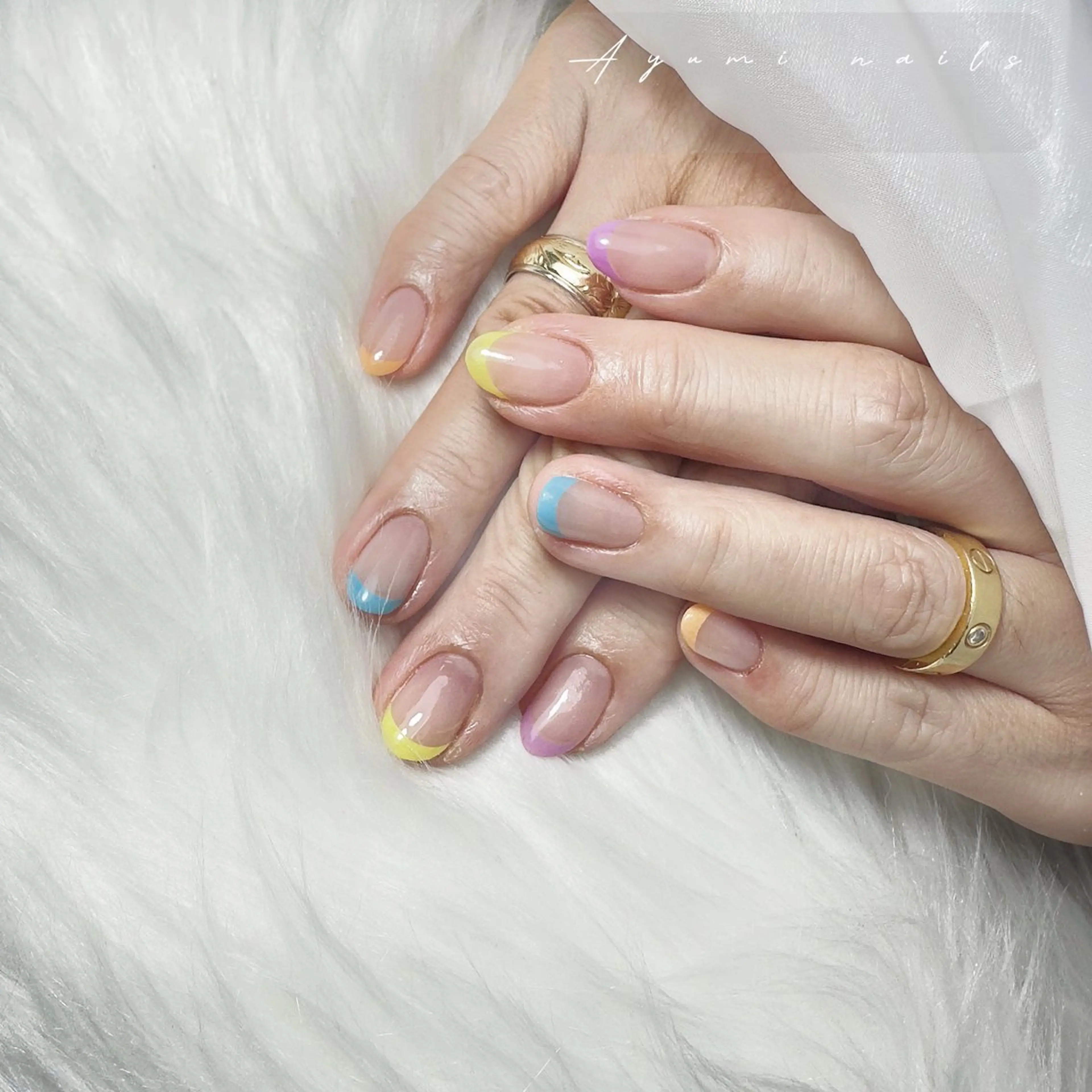 ネイル YUMI ニュアンスnailsのネイルデザイン