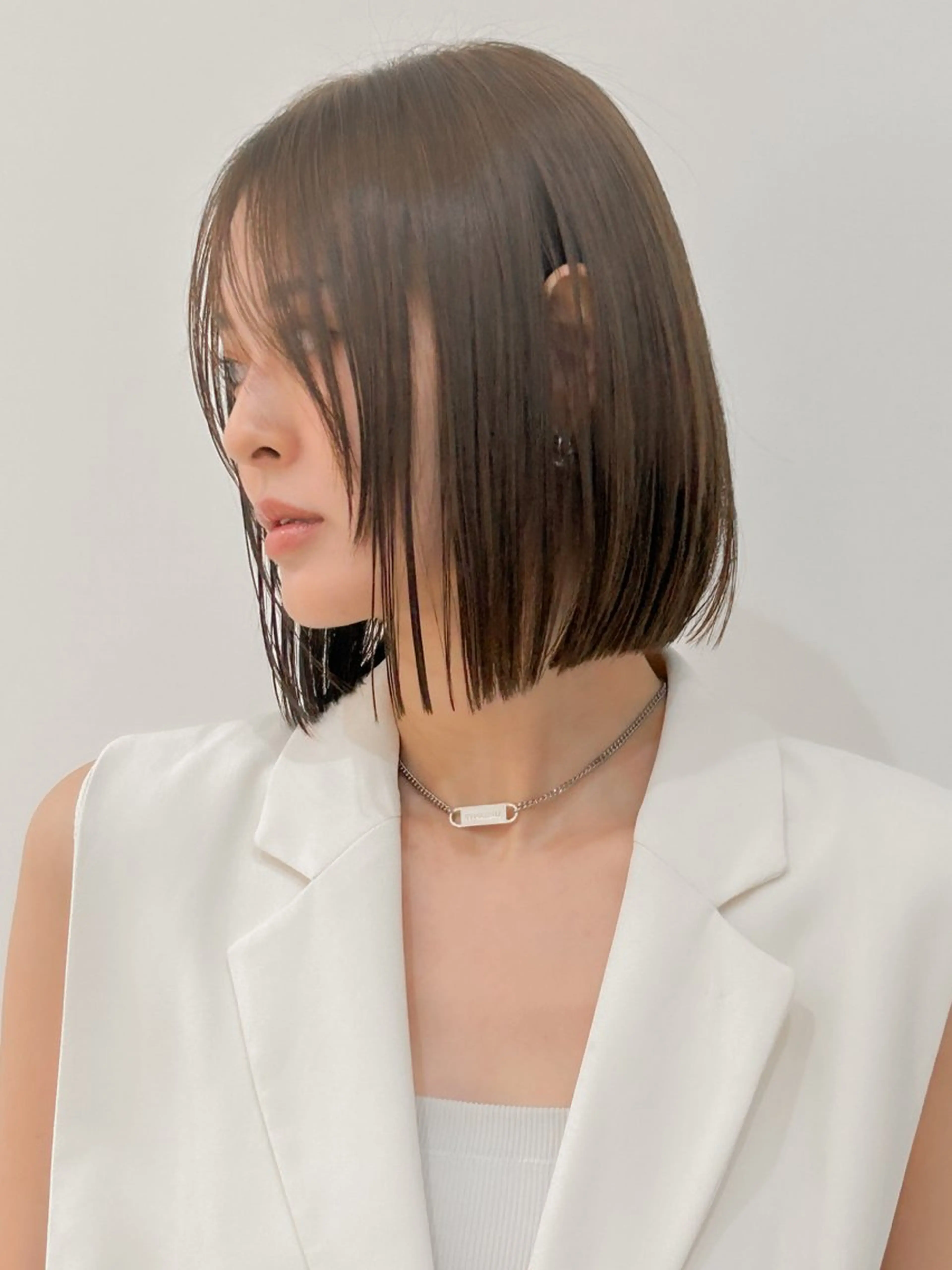 ミディアム 淡路.上新庄/透明感 .艶カラー/野口春貴のヘアスタイル