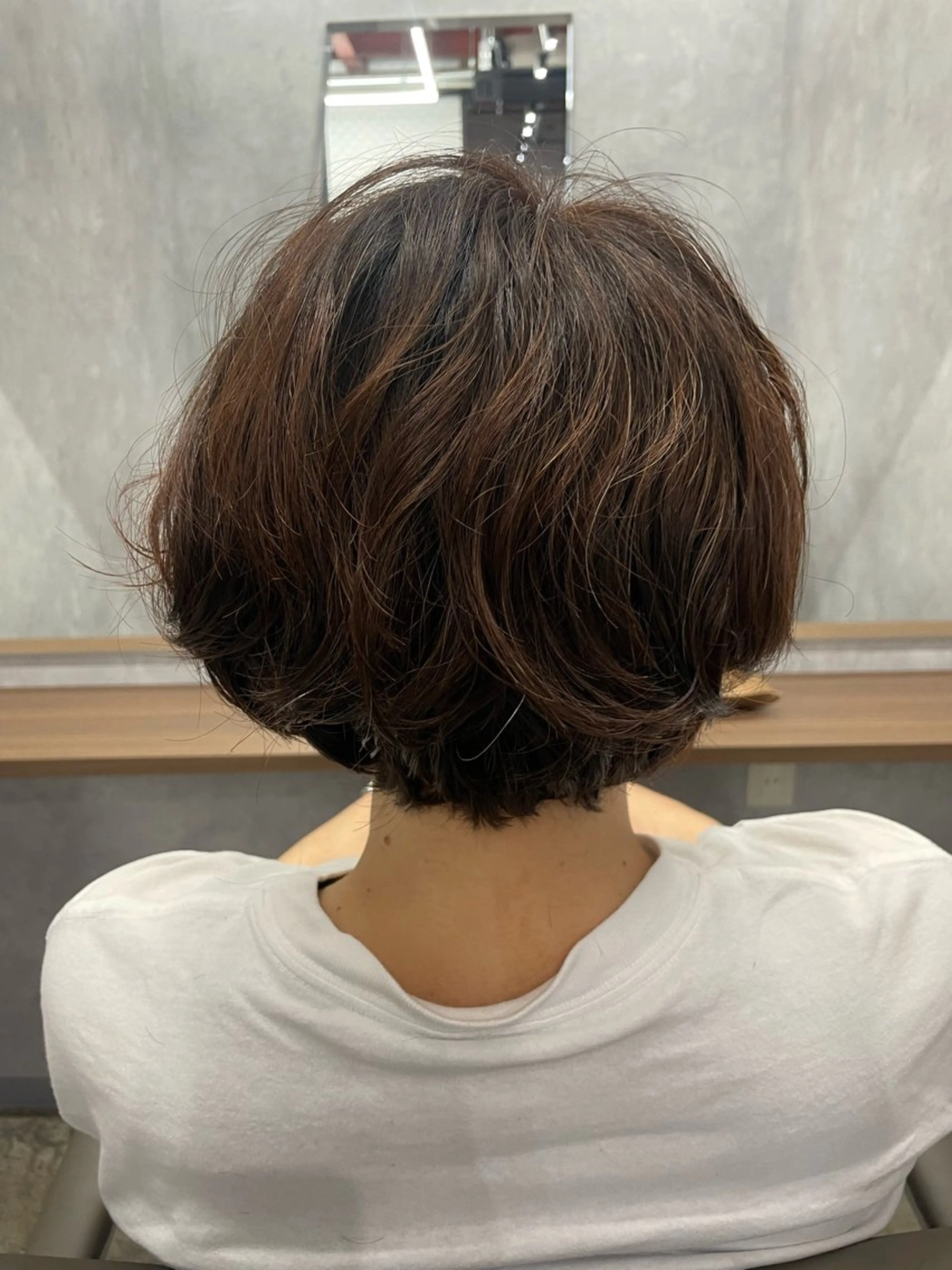 ミディアム ミディアムパーマ くせ毛 パーマ newi宮崎店 ゆきのヘアスタイル