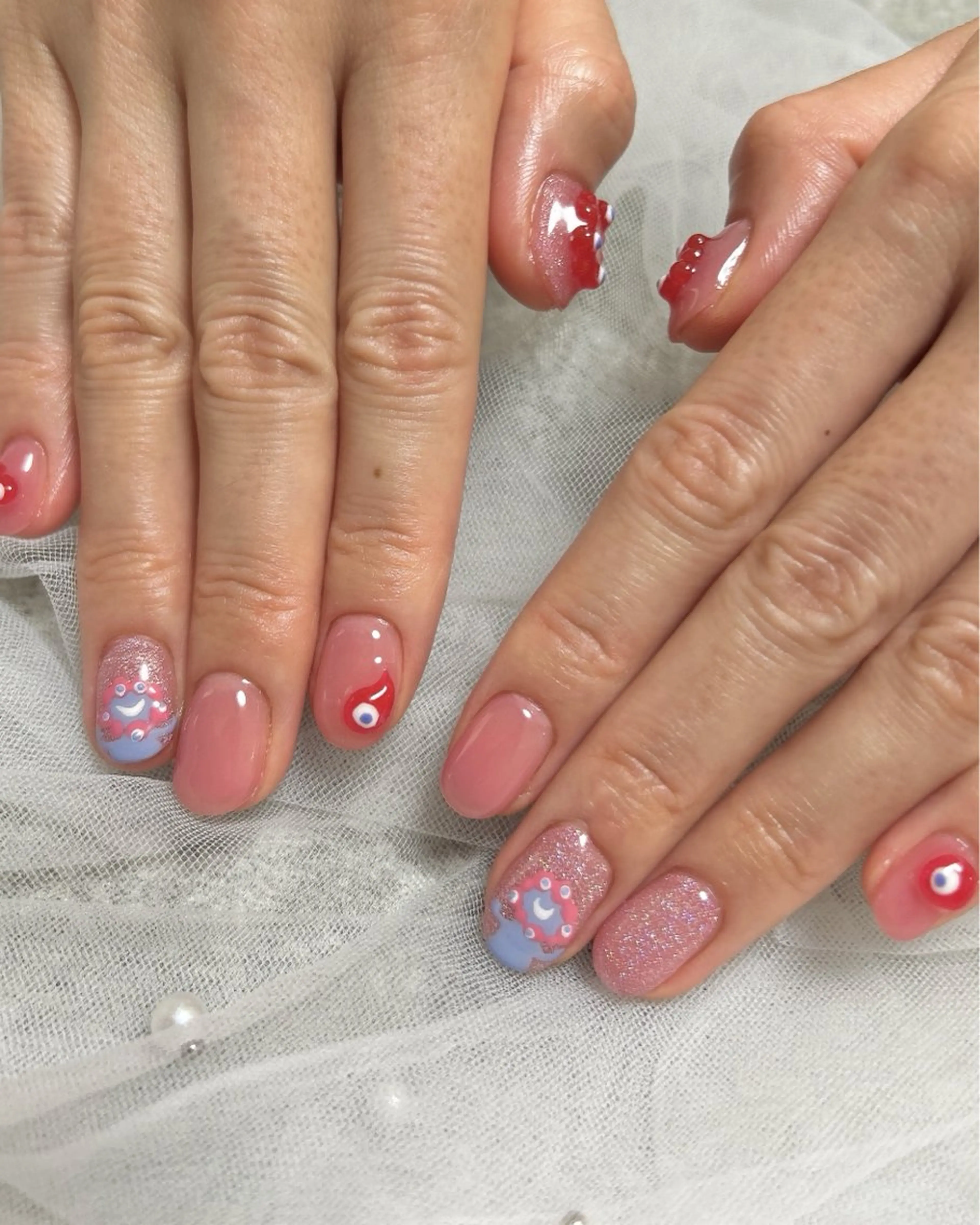 ネイル ハンドネイル ten nail salon　かえでのネイルデザイン