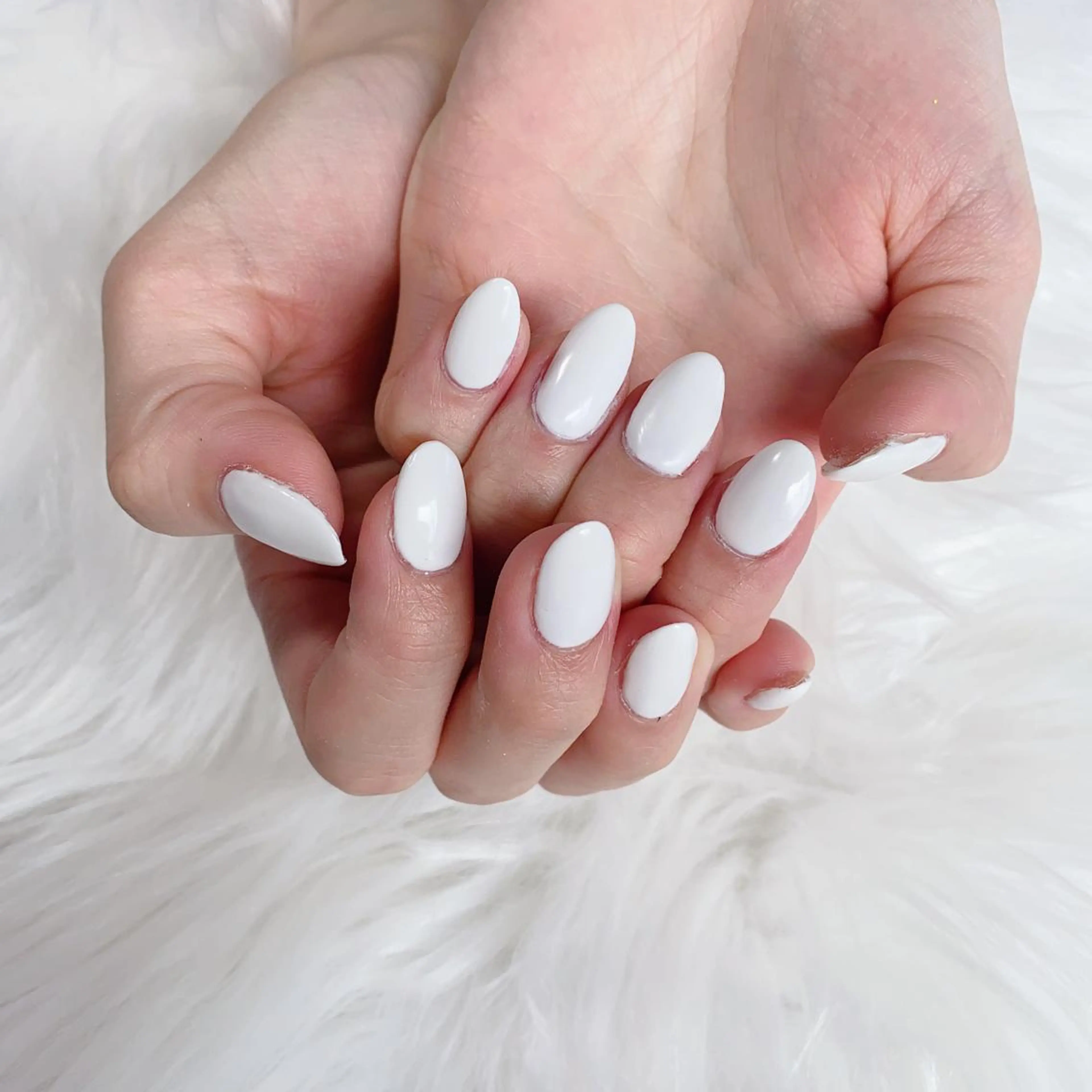 ネイル 長さ出し ワンカラーネイル 鹿島台ネイルサロン/ 長さだし◎のネイルデザイン