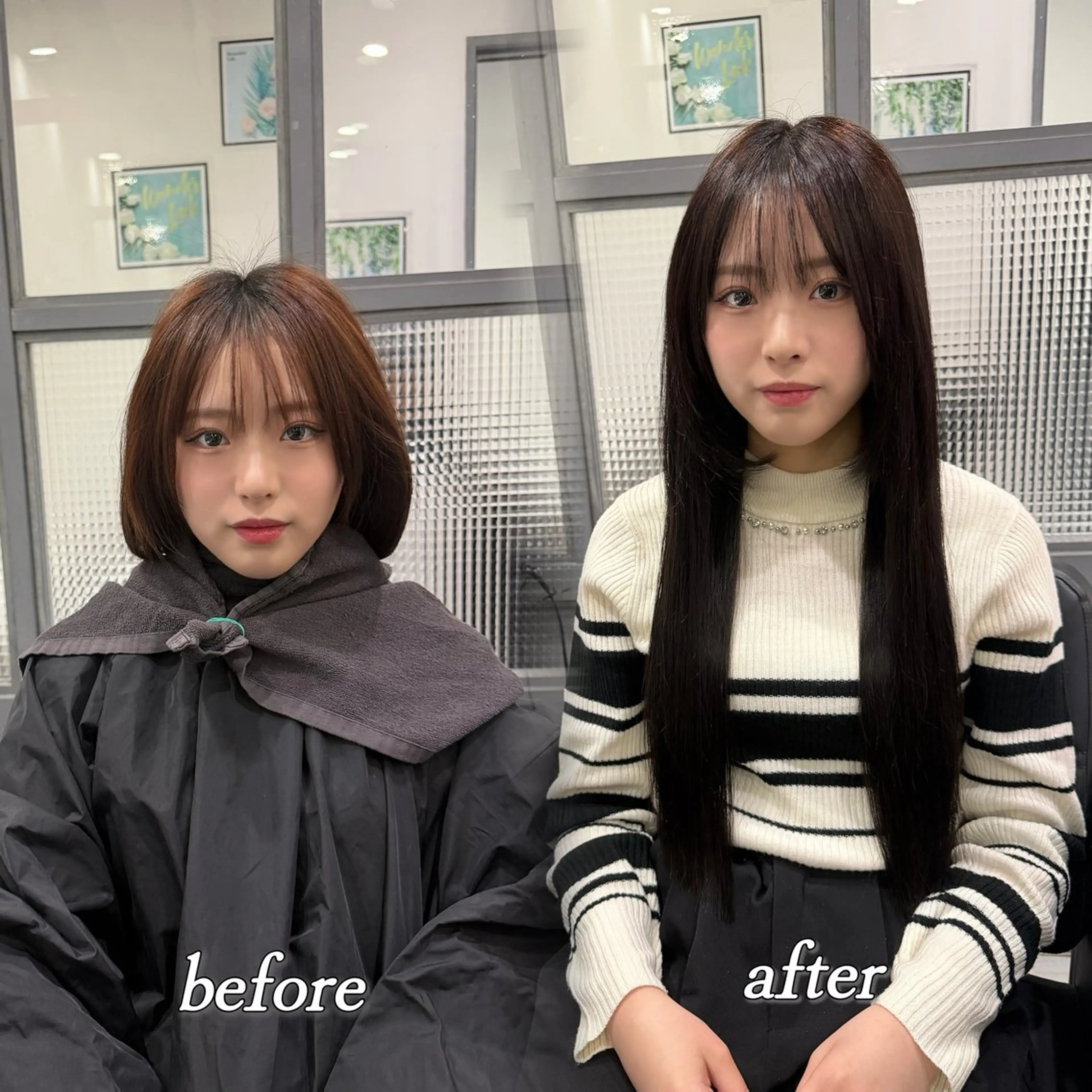 ロング カラー ヘアカラー エクステ 🦋REISA🦋 エクステ×ハイトーンのヘアスタイル