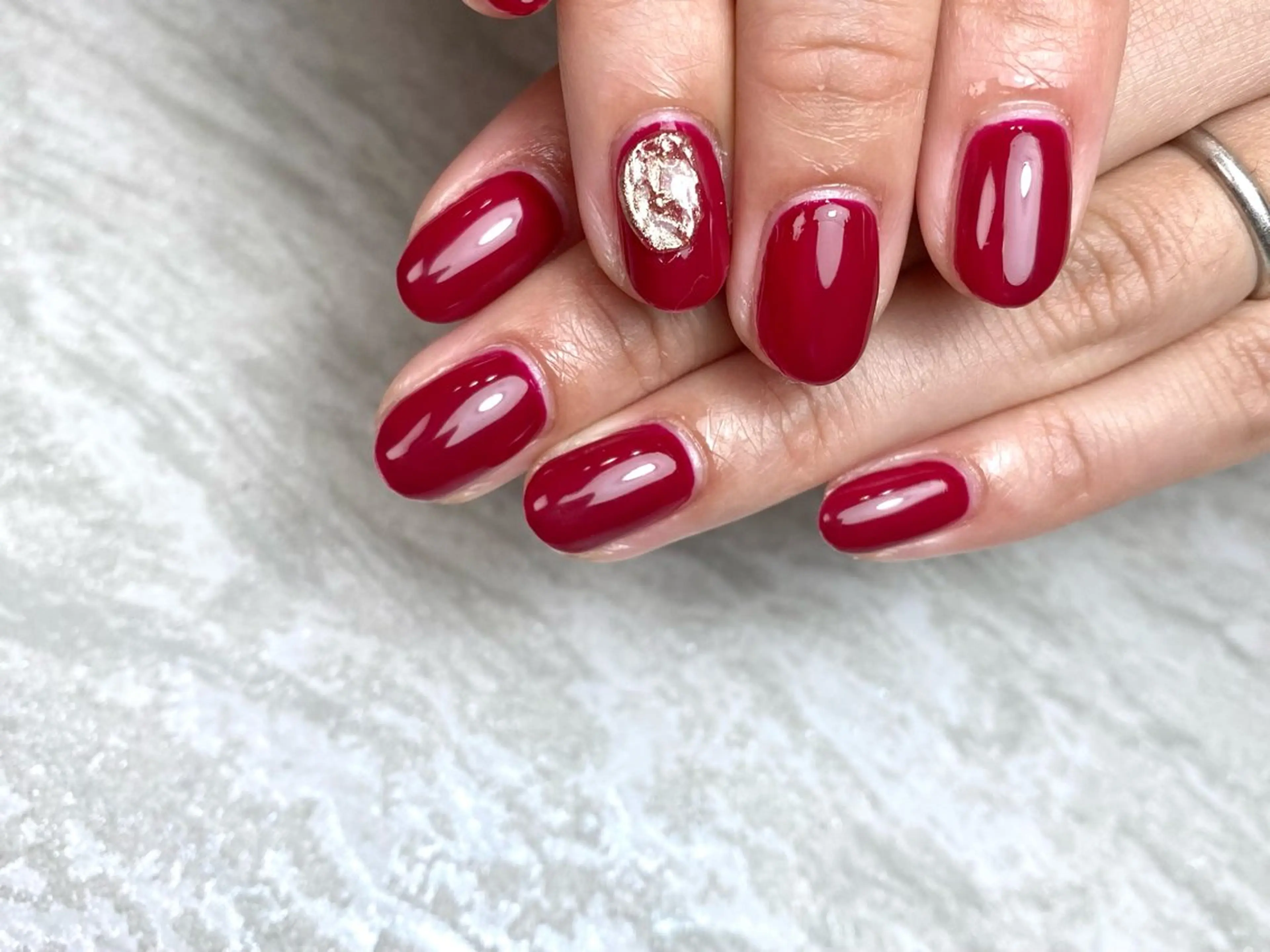 ネイル ミラーネイル ニュアンスネイル ワンカラーネイル ハンドネイル nailsalon e'clatのネイルデザイン