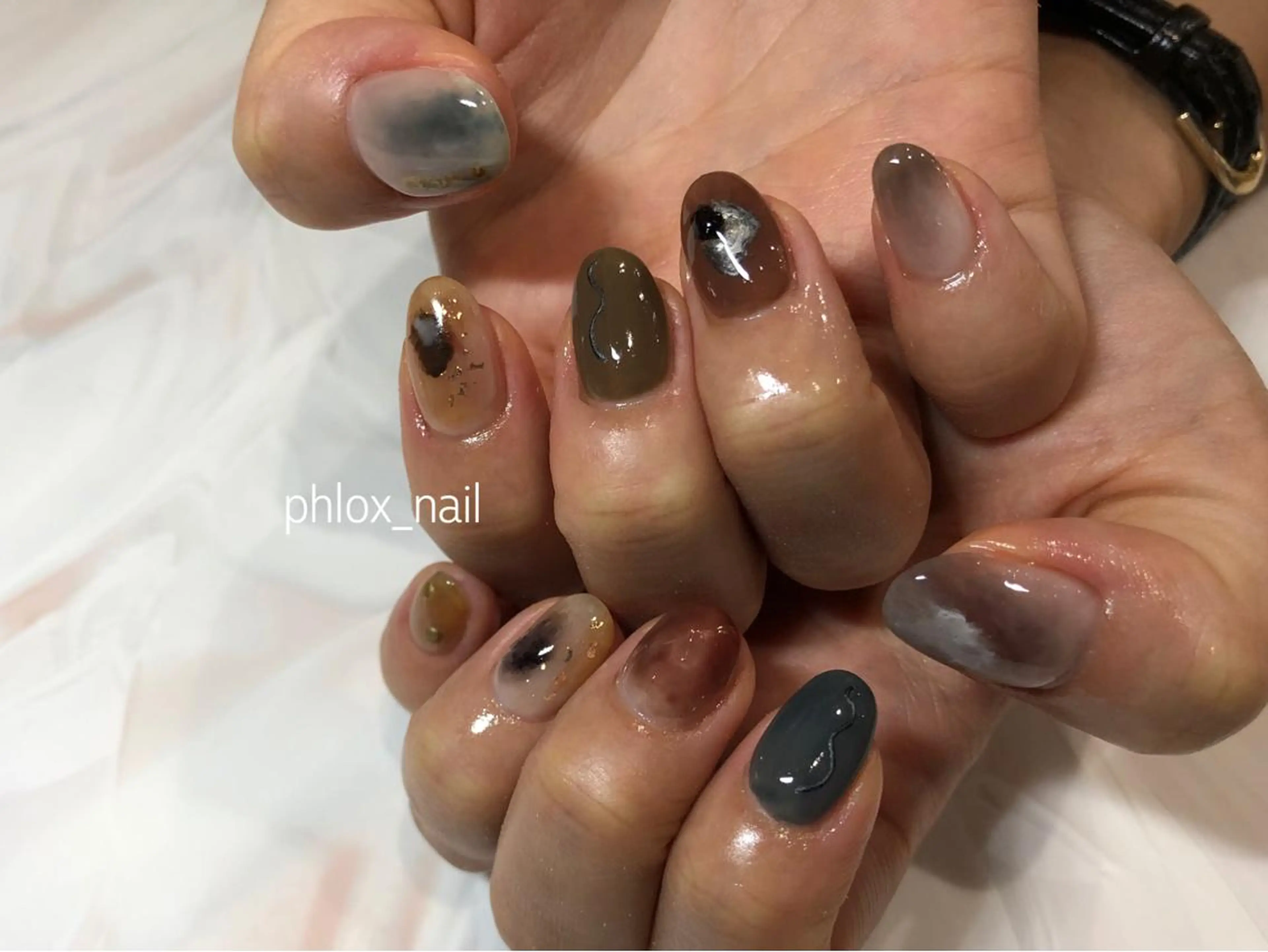 ネイル s/w ＿shokoのネイルデザイン